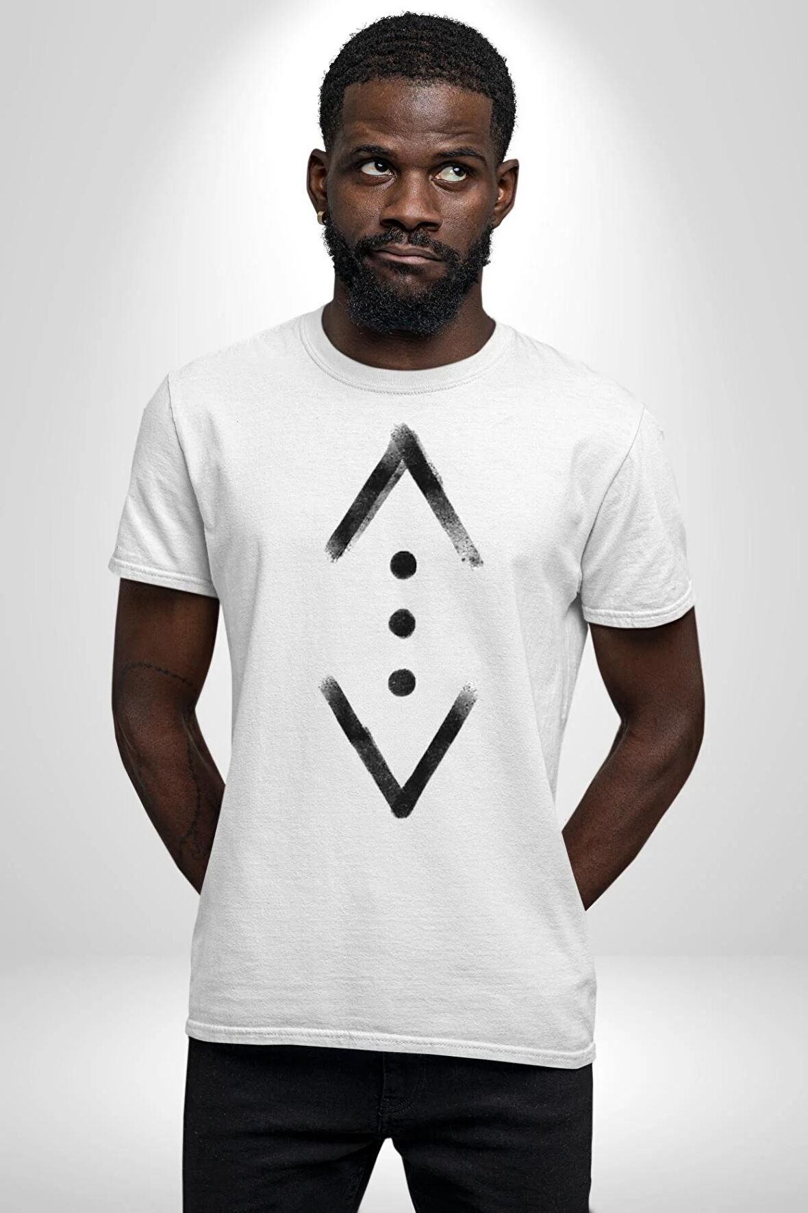 Çukur Dizi Kadın Erkek Unisex Beyaz Organik Baskılı T-Shirt Penye Yüksek Kalite