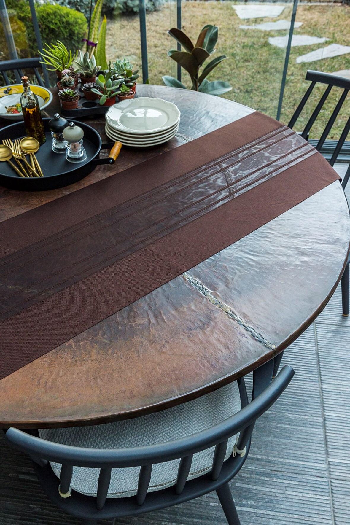 Lazer Kesim Modern Runner 40x140 cm