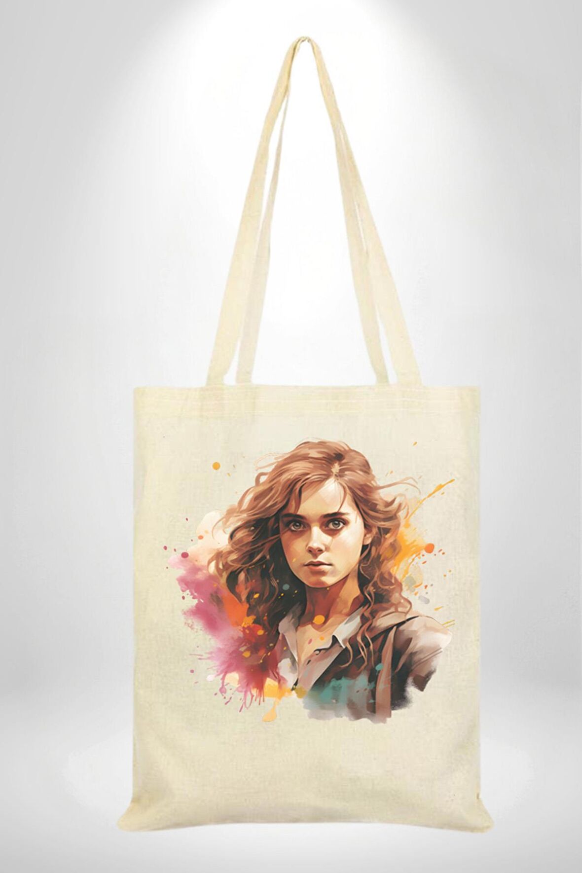 Hermione Granger Harry Potter 35X40 Kadın Erkek Çocuk Ekru Ham Bez Çanta