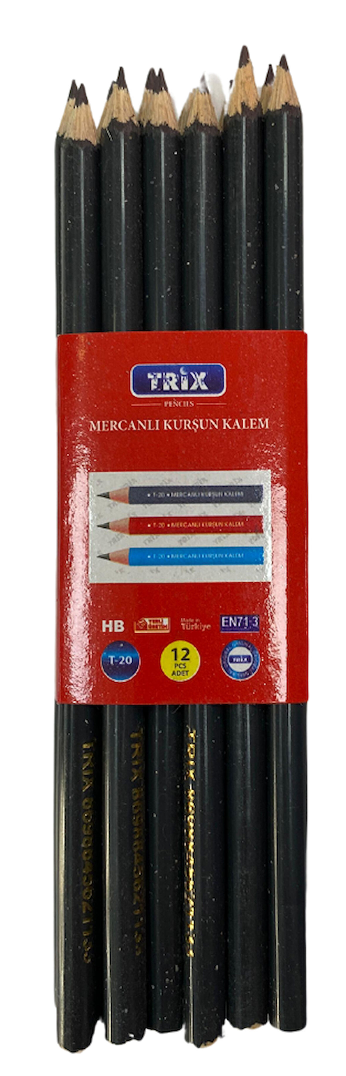 Trix Kurşun Kalem T-20 12 li