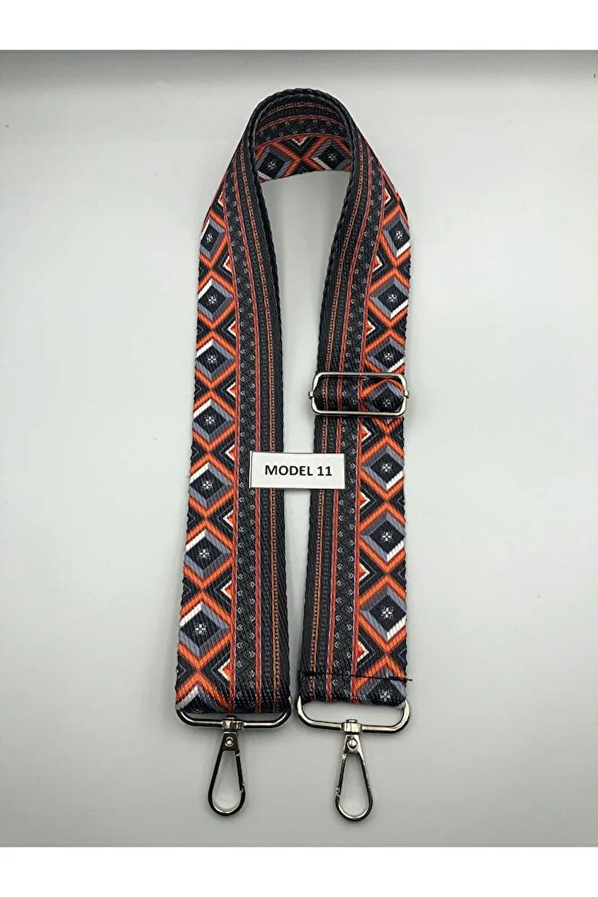 Ayarlanabilir Çanta Askısı Çanta Sapı Çanta Aksesuarı 4cm X 120cm Etnik Desen 1