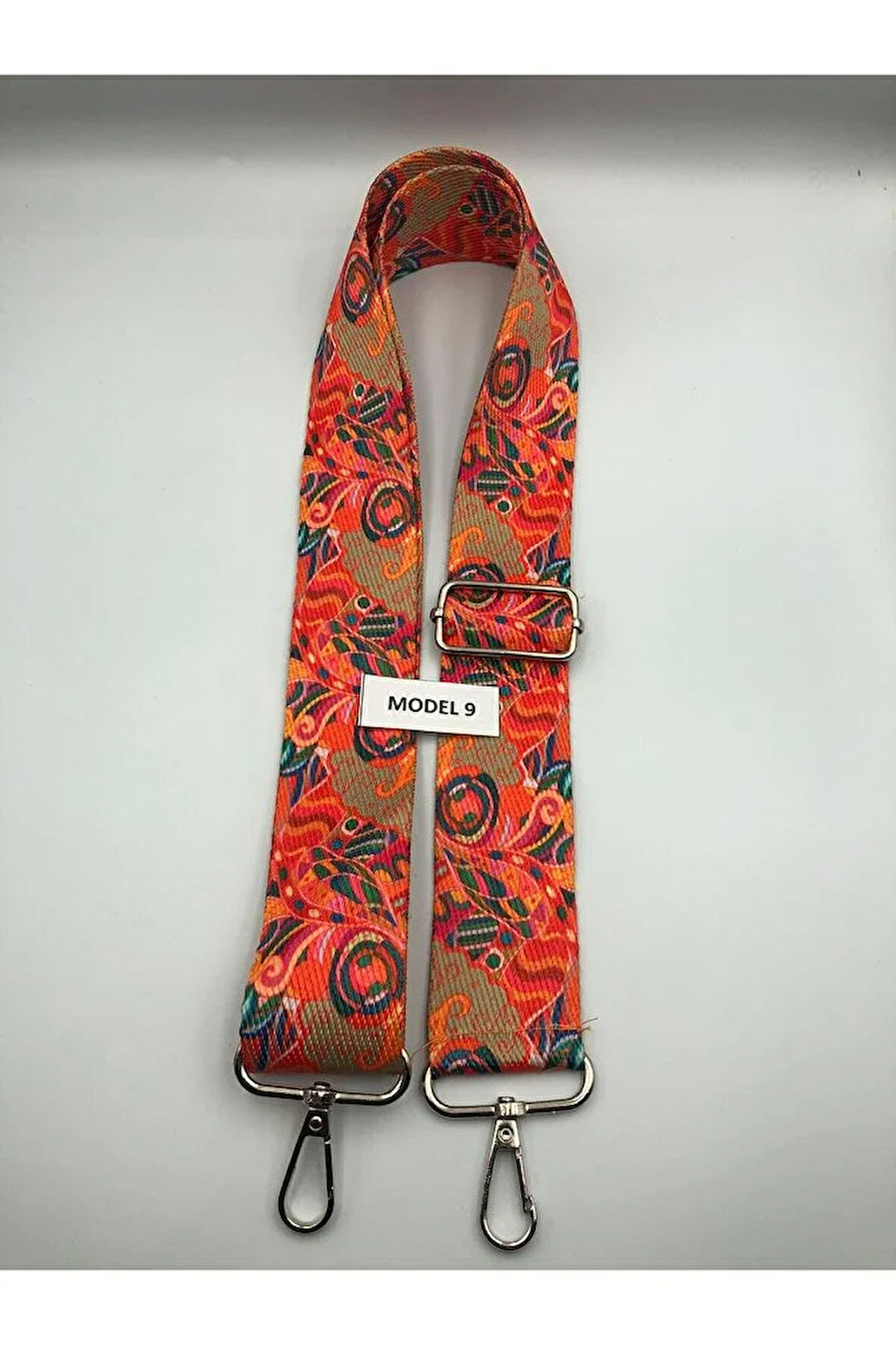 Ayarlanabilir Çanta Askısı Çanta Sapı Çanta Aksesuarı 4cm X 120cm Etnik Desen 1