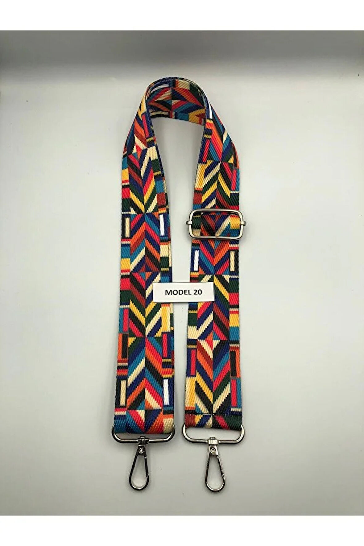 Ayarlanabilir Çanta Askısı Çanta Sapı Çanta Aksesuarı 4cm X 120cm Etnik Desen 2