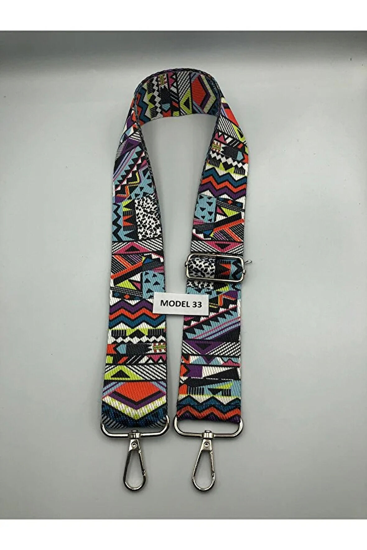 Ayarlanabilir Çanta Askısı Çanta Sapı Çanta Aksesuarı 4cm X 120cm Etnik Desen 4