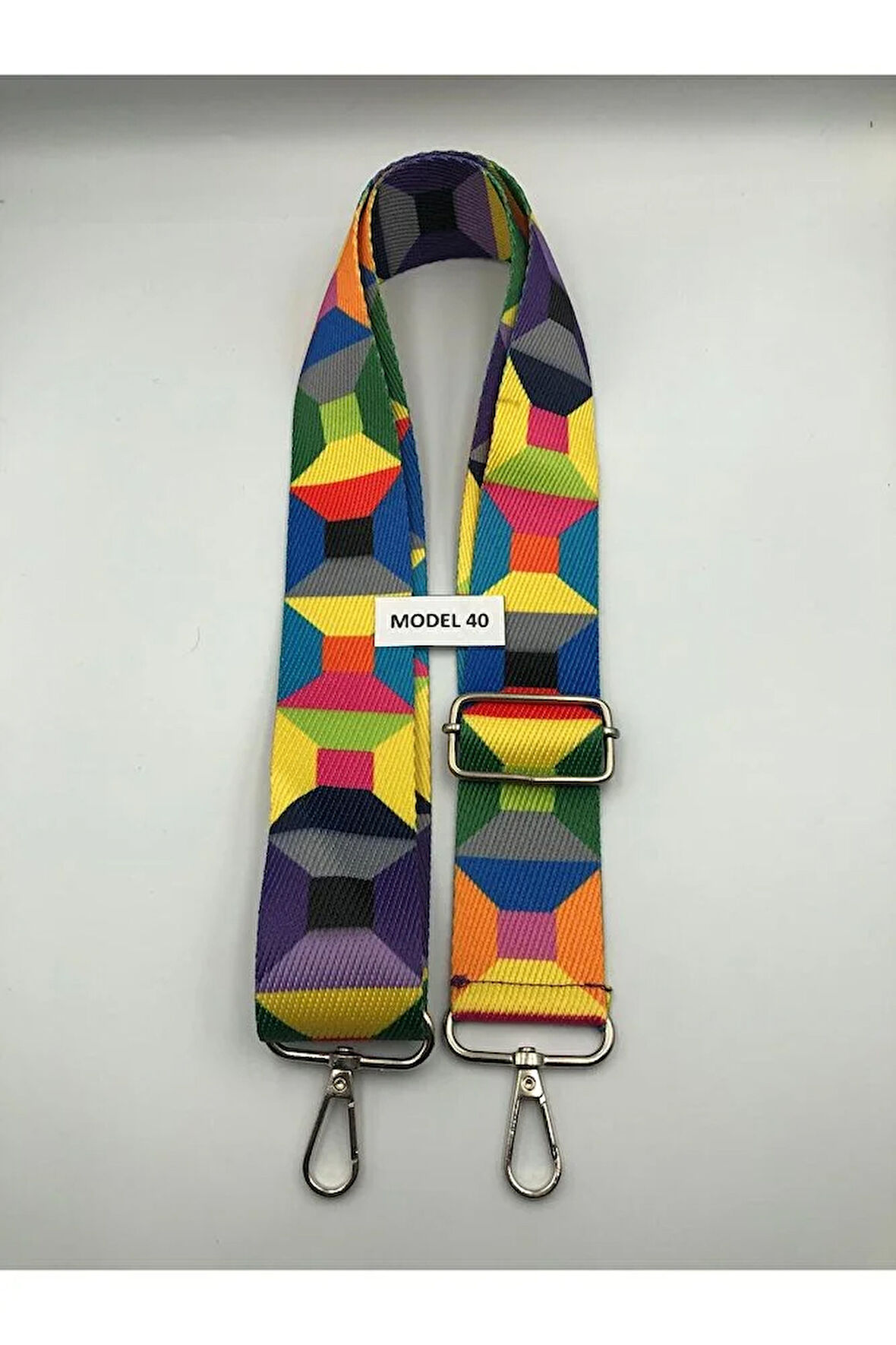 Ayarlanabilir Çanta Askısı Çanta Sapı Çanta Aksesuarı 4cm X 120cm Etnik Desen 4