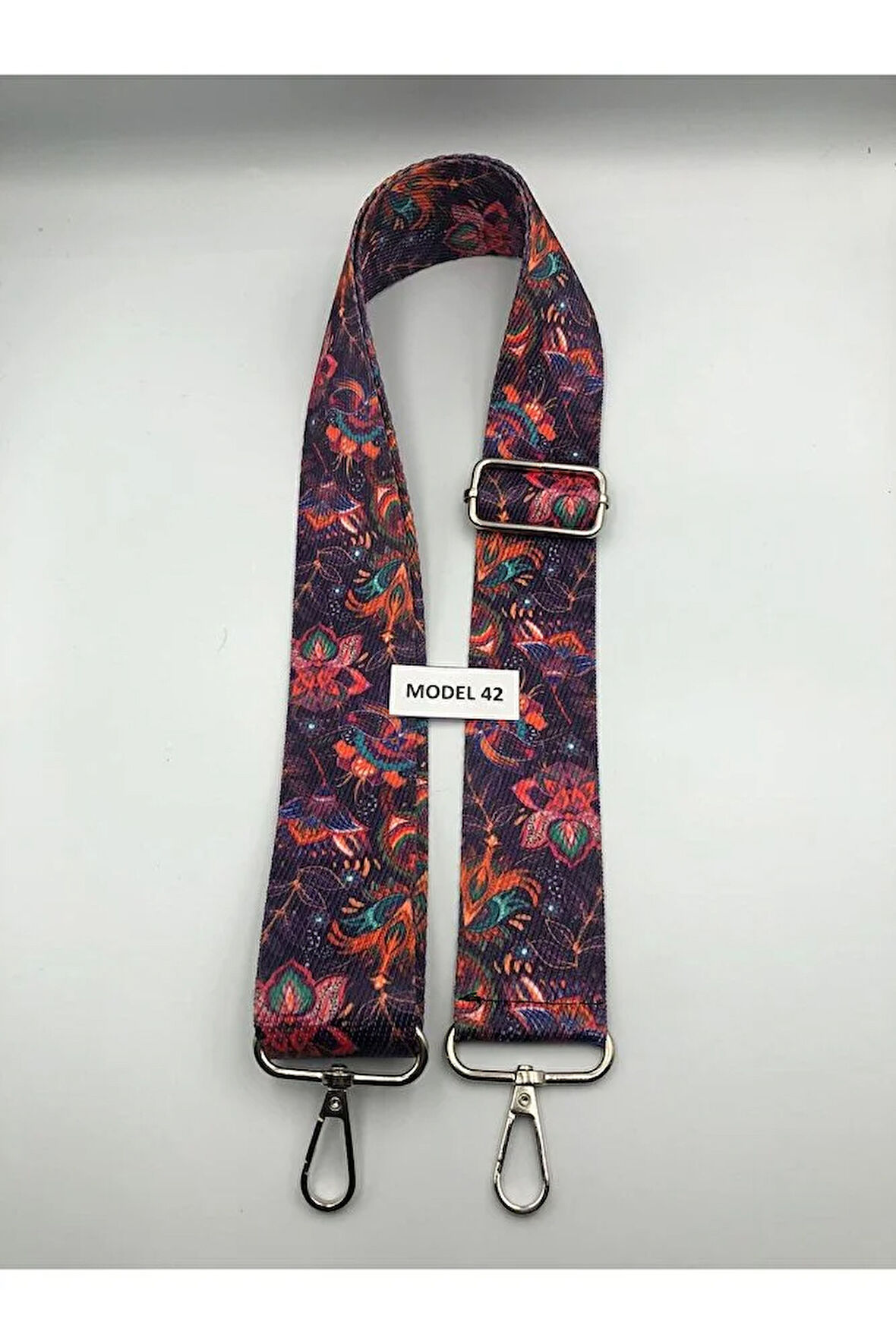 Ayarlanabilir Çanta Askısı Çanta Sapı Çanta Aksesuarı 4cm X 120cm Etnik Desen 4