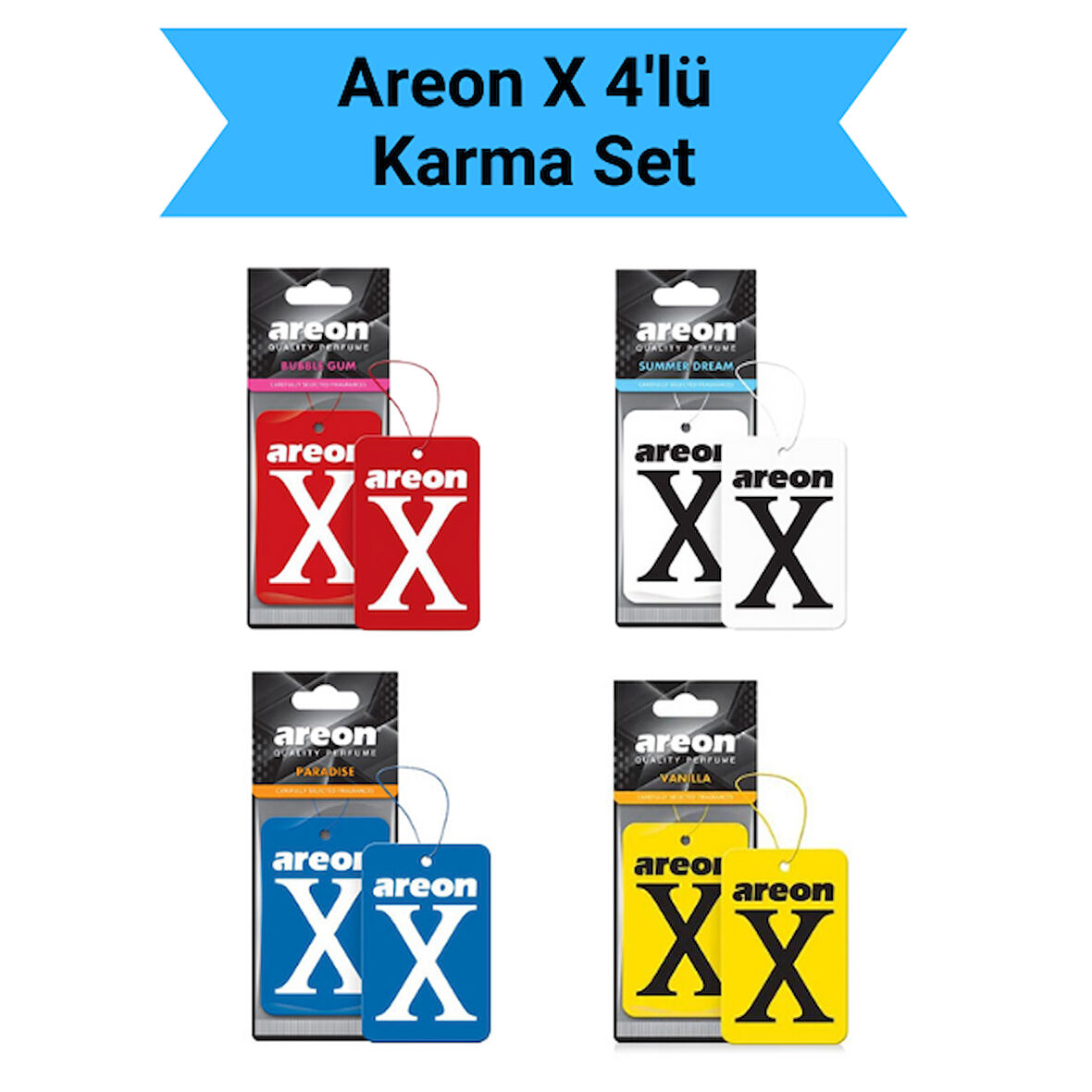 Areon X 4'lü Süper Karma Set