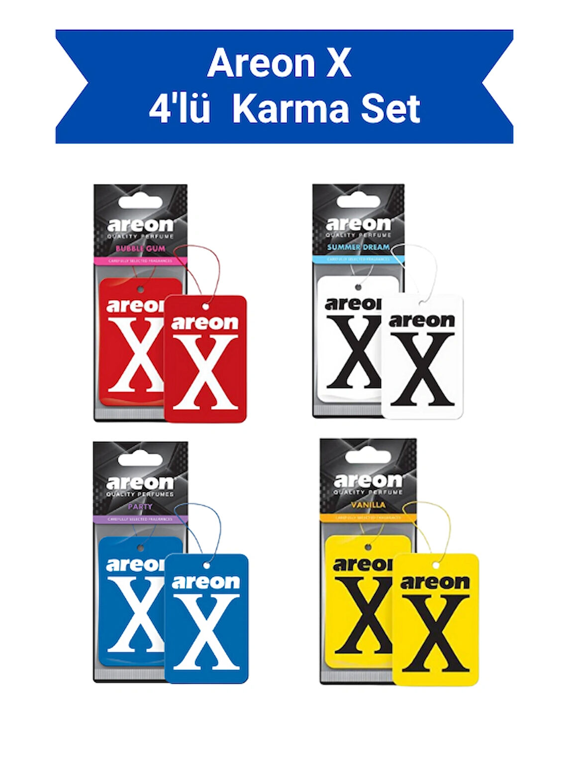 Areon X 4'lü Süper Karma Set
