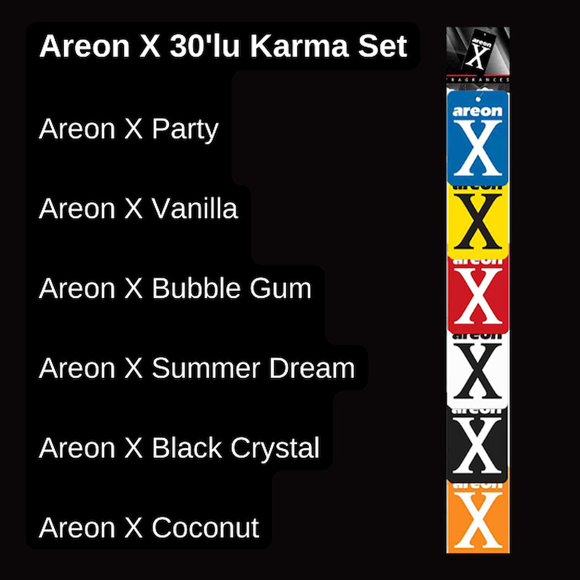 Areon X Display 30'lu Karma Set