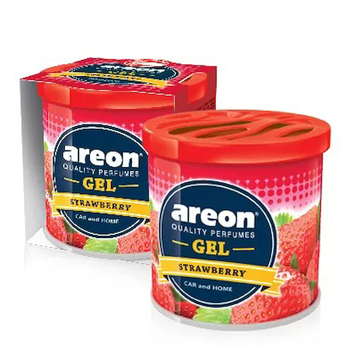 Areon Gel Can Strawberry Bardaklik Oto Araç Kokusu