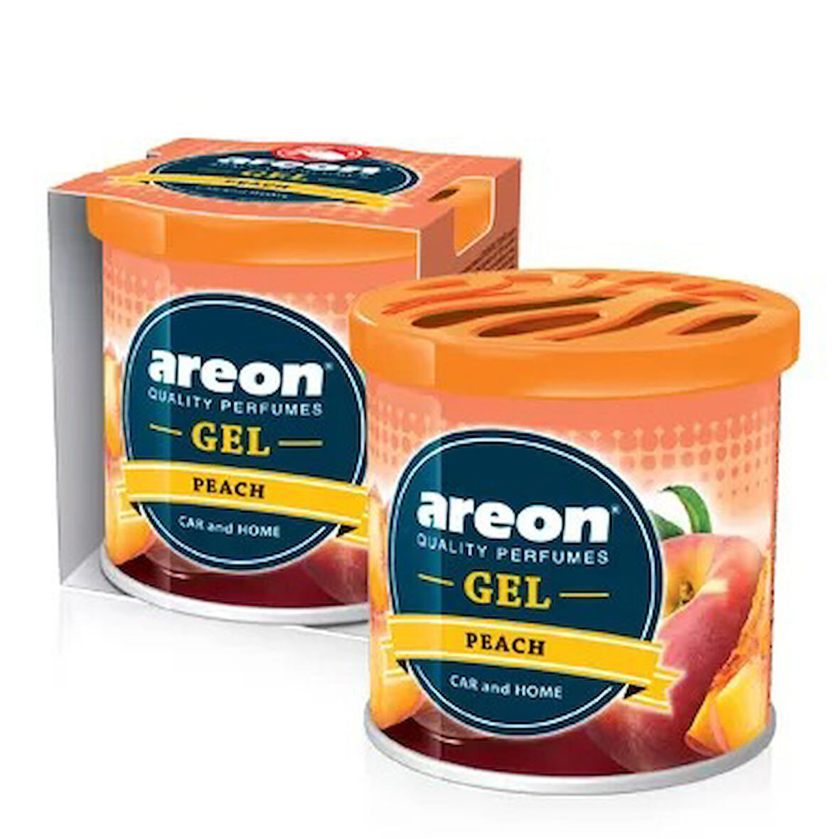 Areon Gel Can Peach Bardaklik Oto Araç Kokusu
