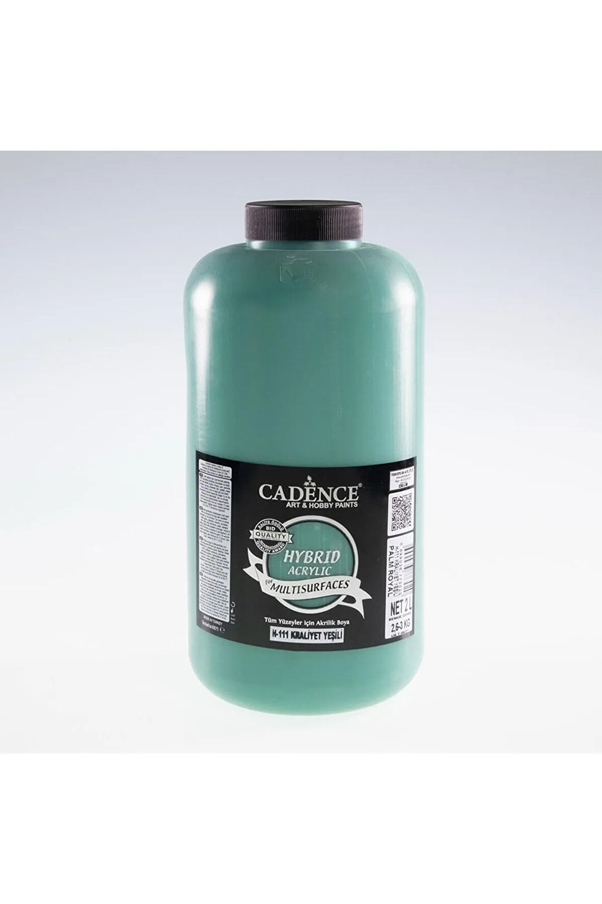 Hybrid Multisurface Akrilik Boya 2000 Ml. H-111 Kraliyet Yeşili