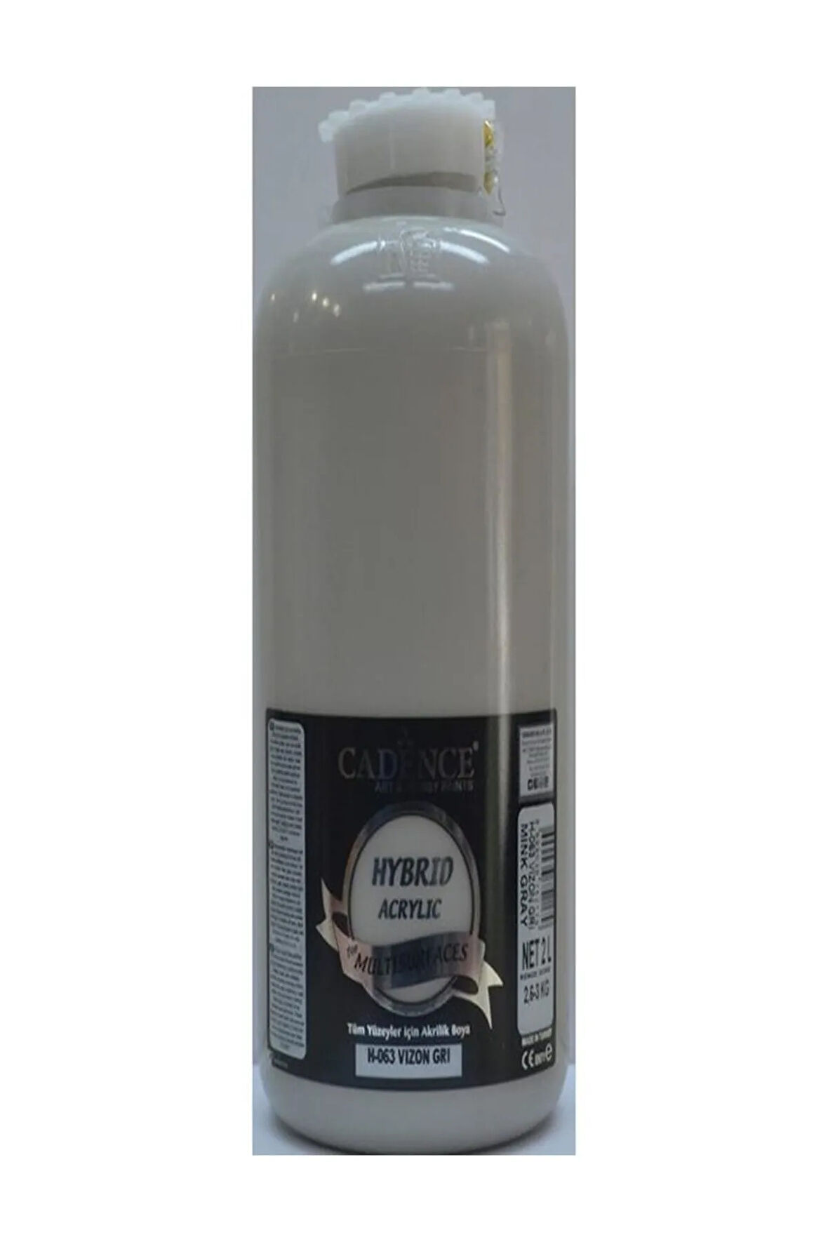 Multisurface Hybrid Hibrit Boya 063-VİZON GRİ 2 LİTRE