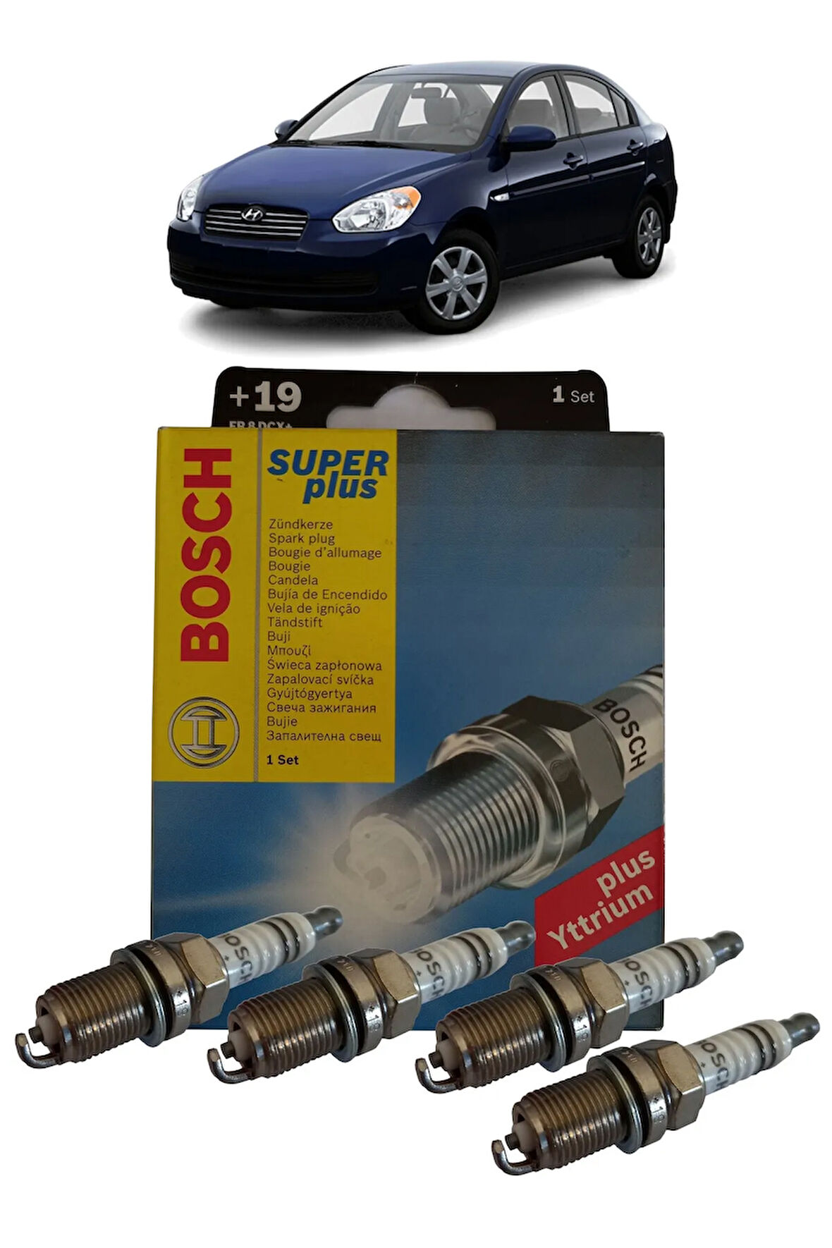 Hyundai Accent Era Uyumlu Buji Takımı 2006-2016 Era Benzinli Motorlara Uyumlu 4 Adet Orjinal Marka