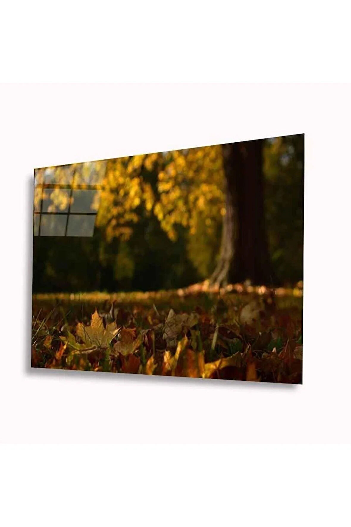 Sonbahar Cam Tablo 4mm Dayanıklı Temperli Cam