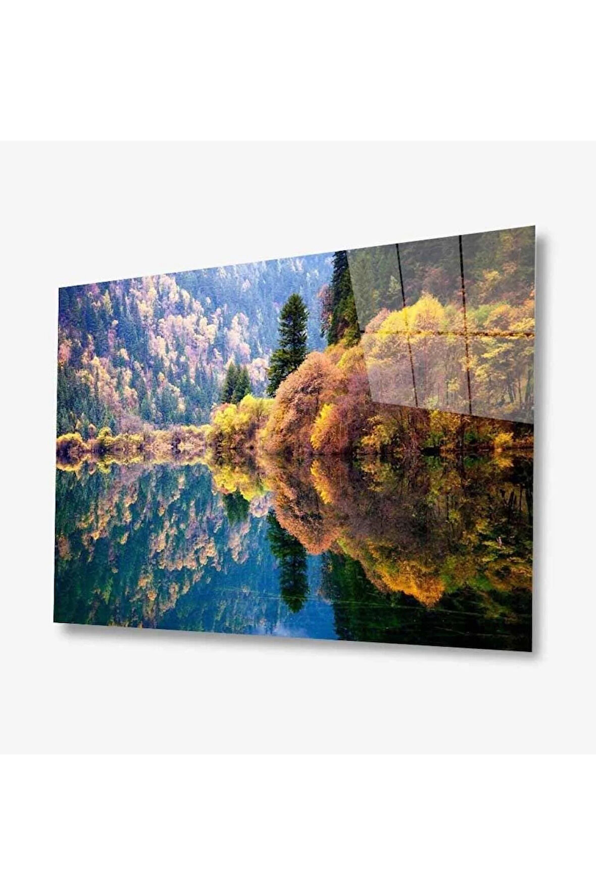 Doğa Manzara Cam Tablo 4mm Dayanıklı Temperli Cam