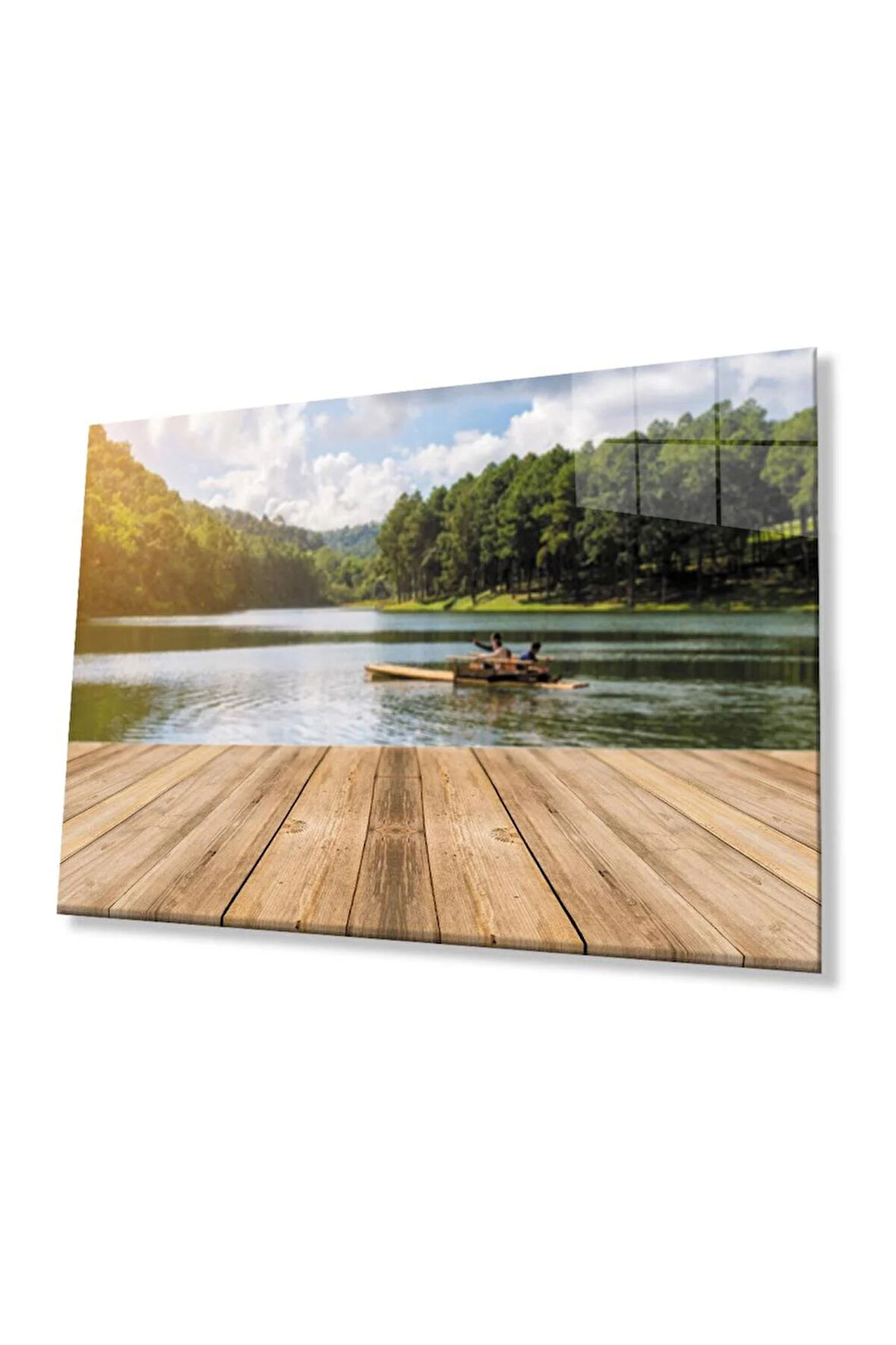 Manzara Doğa Cam Tablo 4mm Dayanıklı Temperli Cam