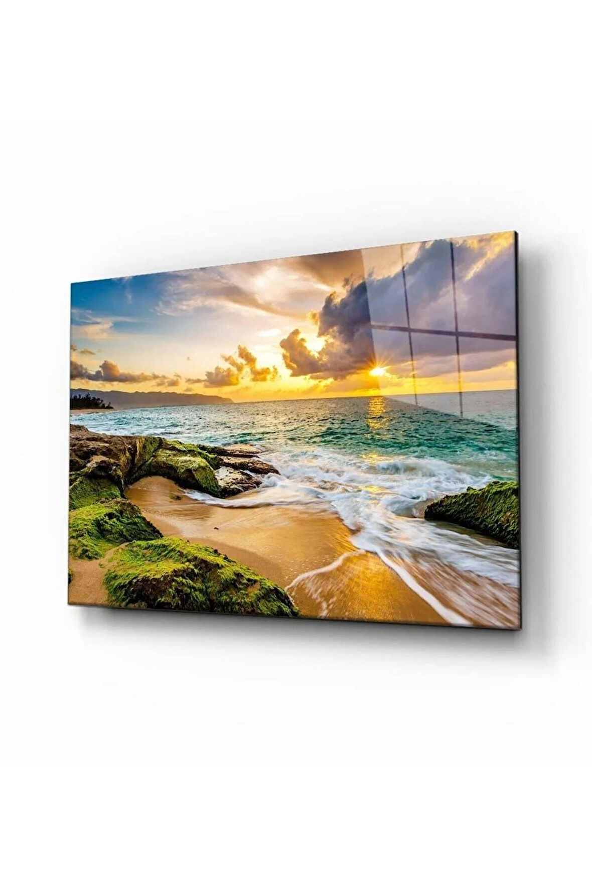 Manzara Doğa Cam Tablo 4mm Dayanıklı Temperli Cam