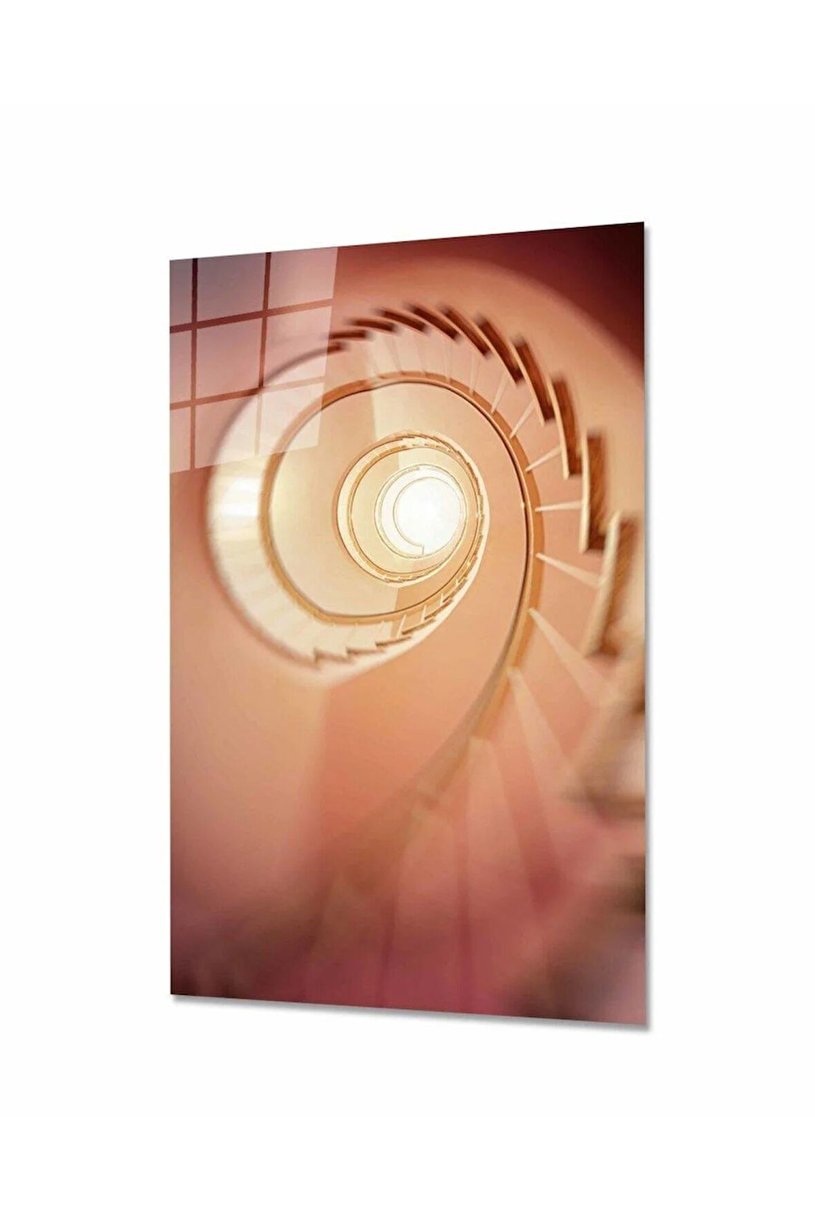 Geometrik Bina Cam Tablo 4mm Dayanıklı Temperli Cam