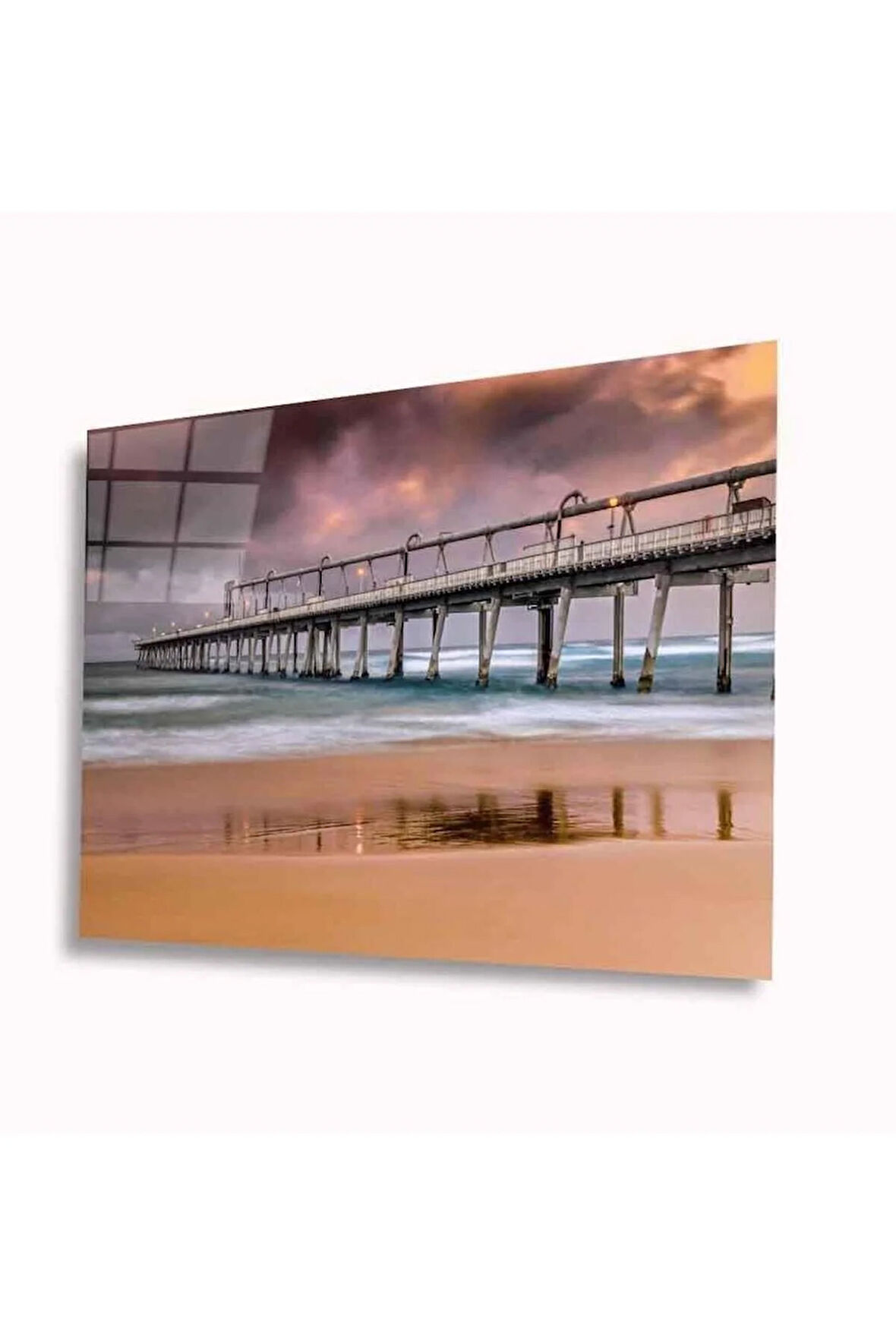 Manzara Cam Tablo 4mm Dayanıklı Temperli Cam