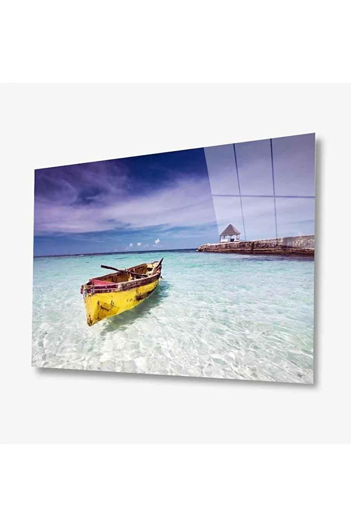 SuAltı Cam Tablo 4mm Dayanıklı Temperli Cam