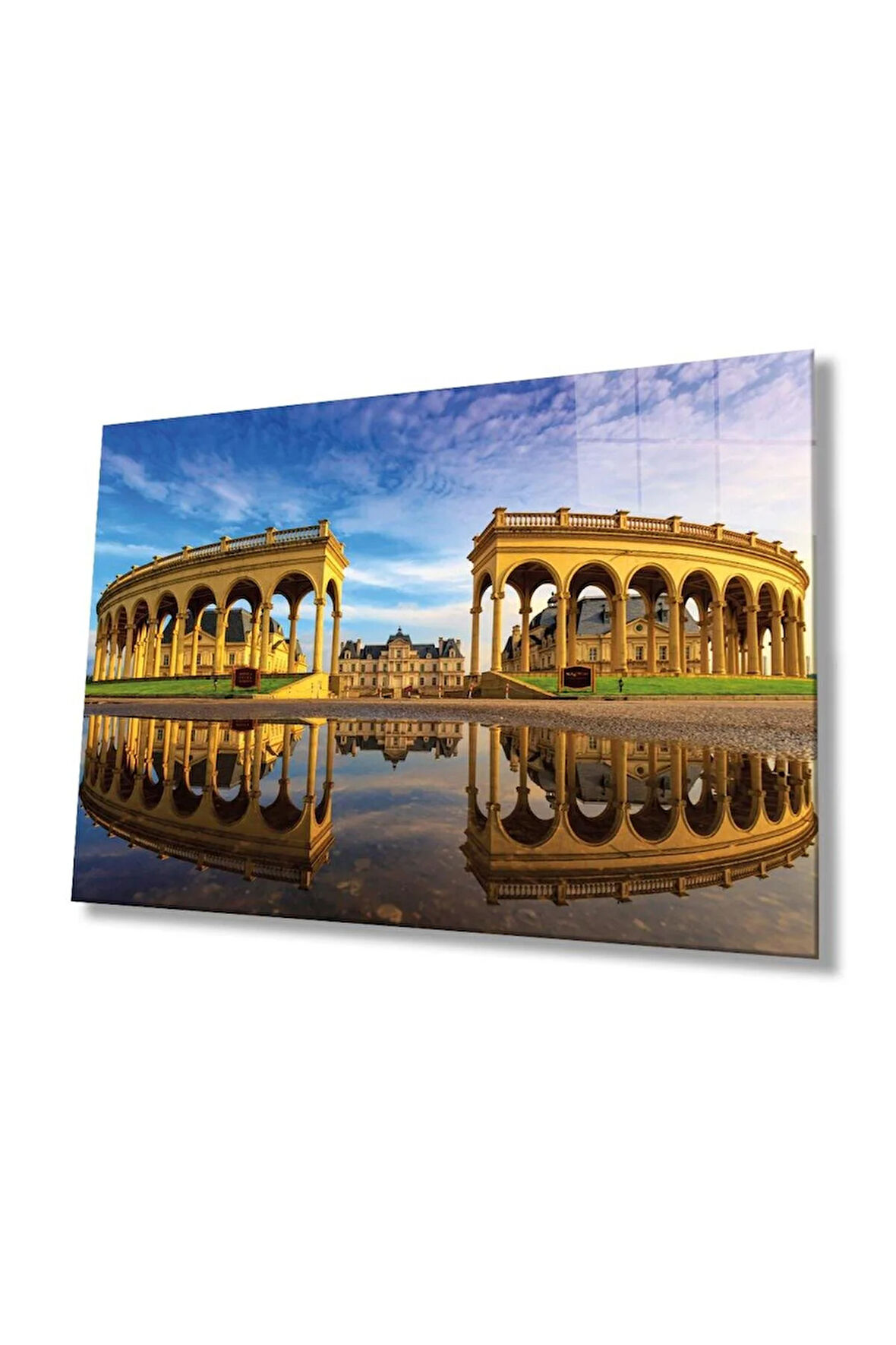 Manzara Cam Tablo 4mm Dayanıklı Temperli Cam, Glass Wall Decor