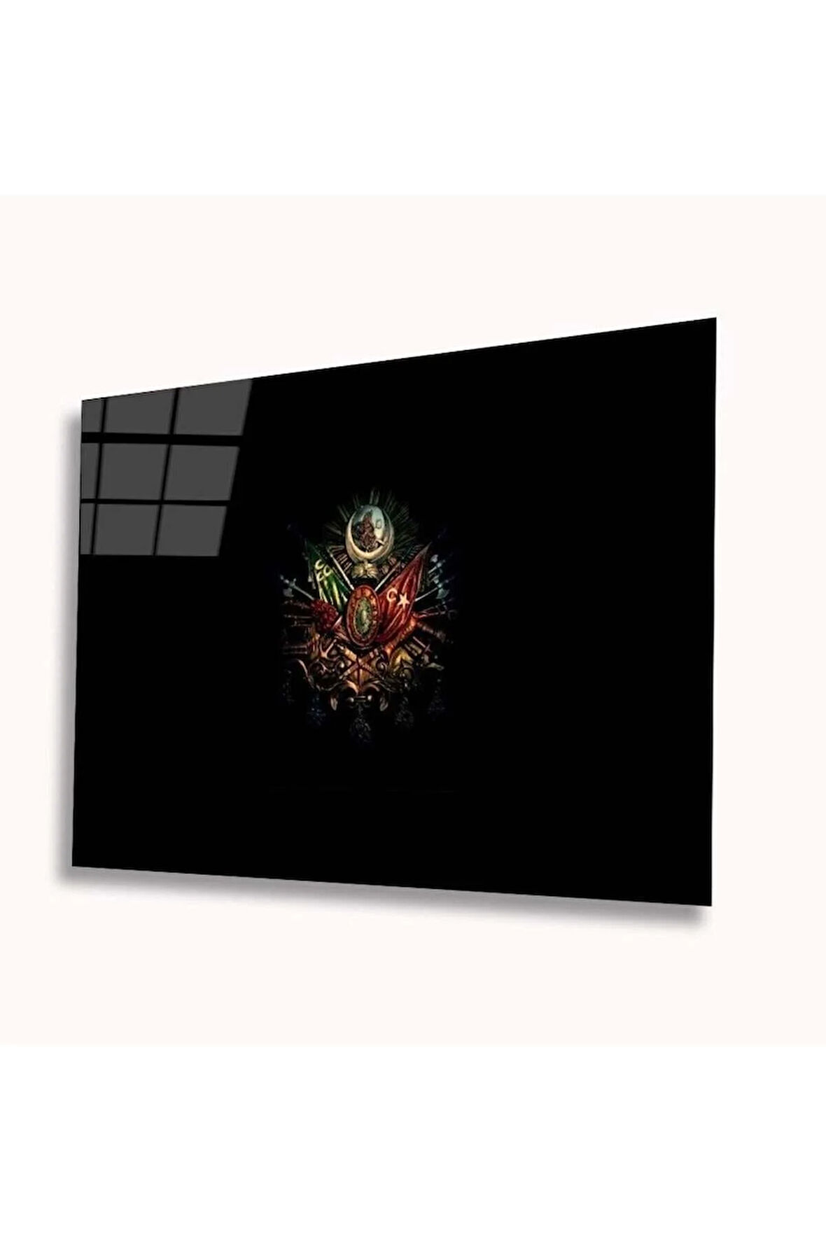 Tuğralı Cam Tablo 4mm Dayanıklı Temperli Cam