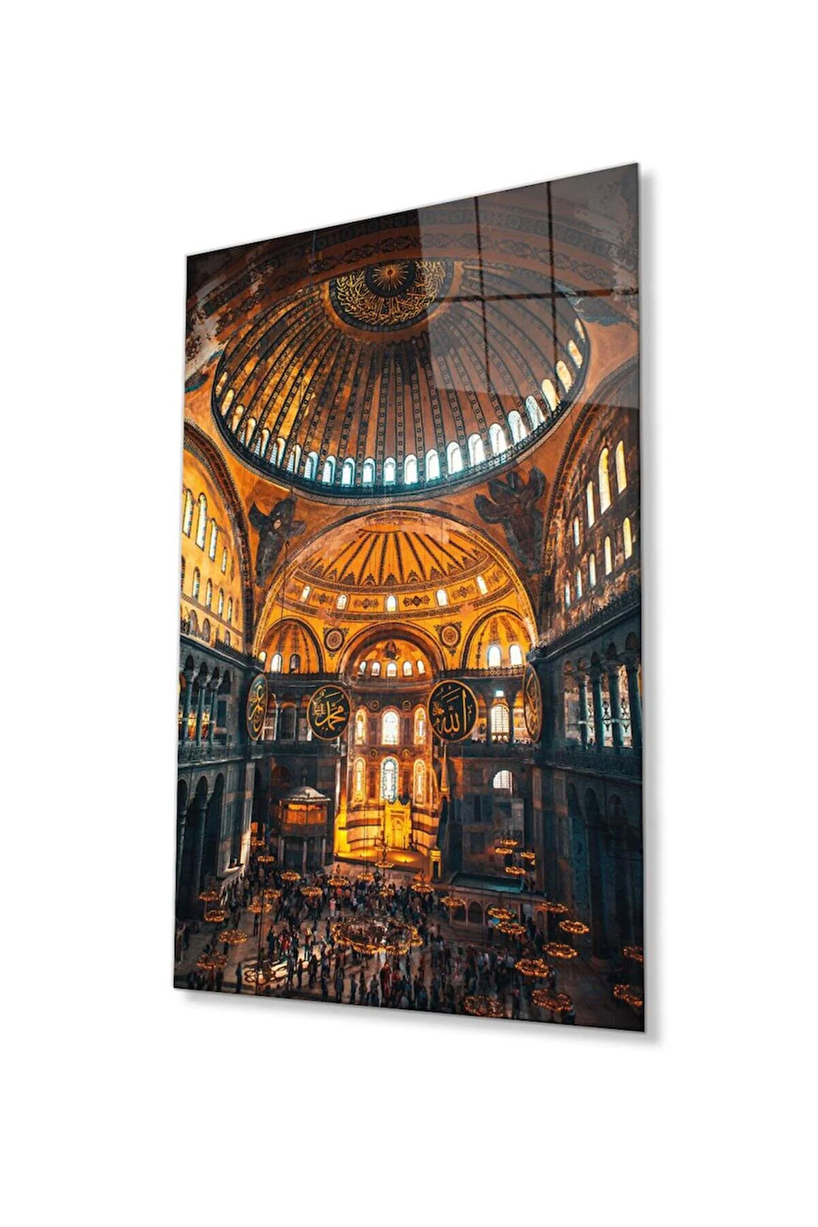 Ayasofya Camii İçi Cam Tablo 4mm Dayanıklı Temperli Cam