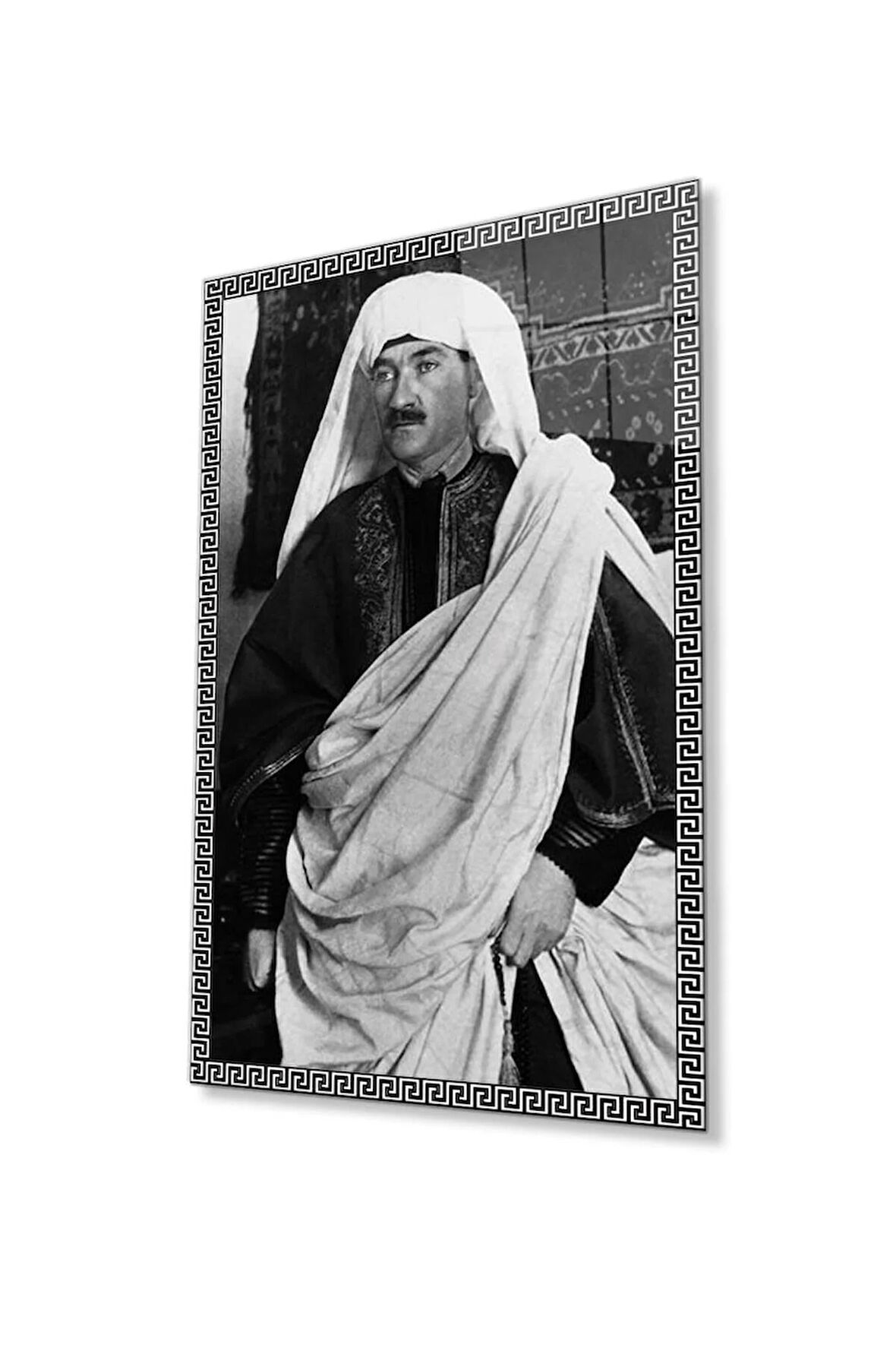 Atatürk Cam Tablo 4mm Dayanıklı Temperli Cam, Atatürk Glass Wall Art