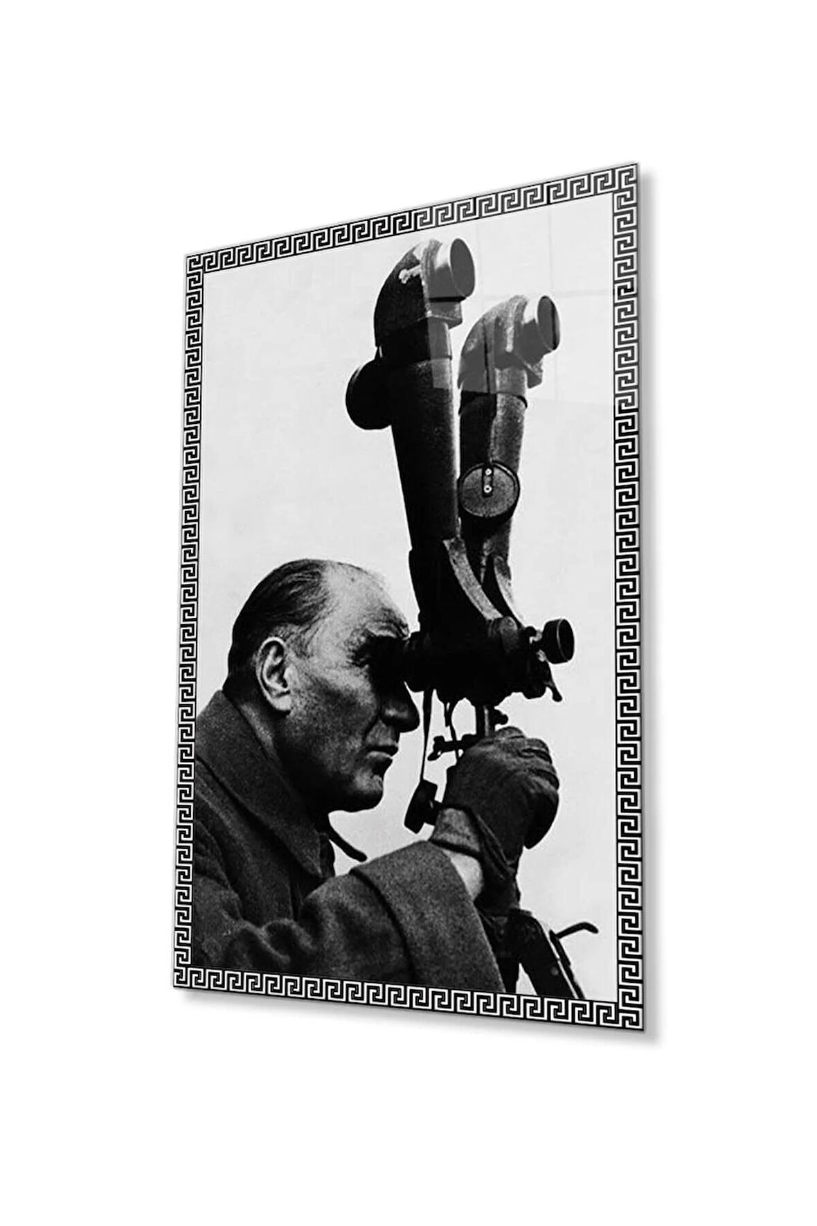 Atatürk Cam Tablo 4mm Dayanıklı Temperli Cam, Atatürk Glass Wall Art