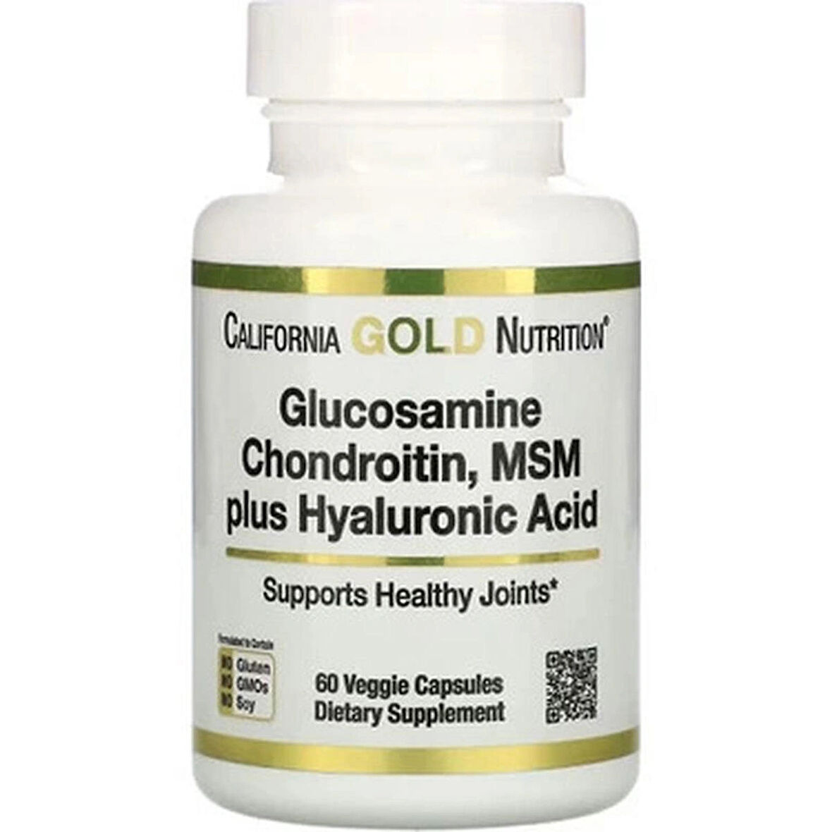 California Gold Nutrition, Glucosamine(Glukozamin) Chondroitin, MSM plus 60 Veggie Caps