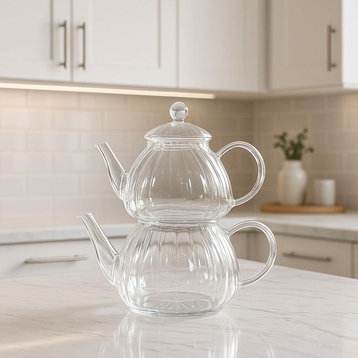 BROSİLKAT CAM ÇAYDANLIK 