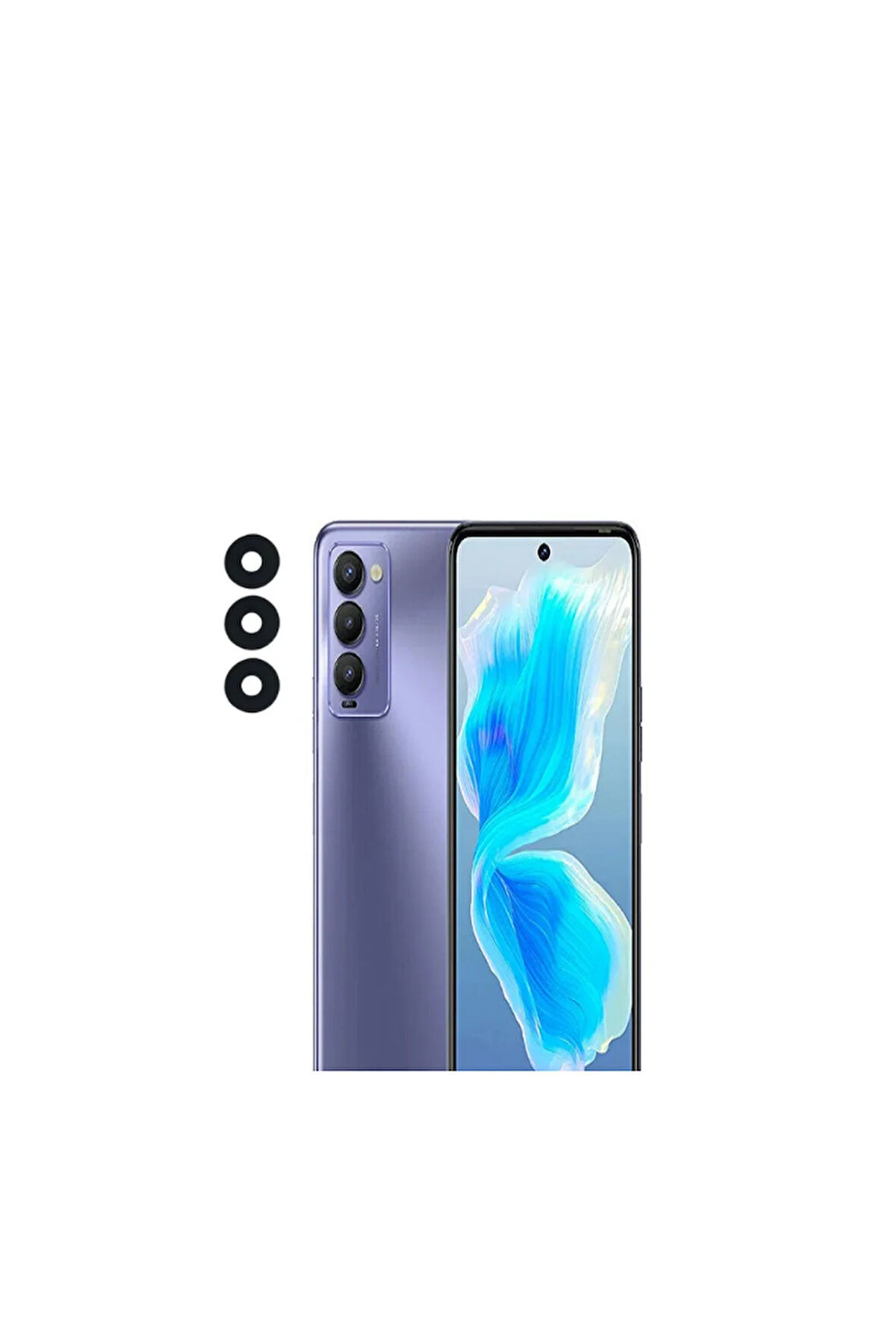TECNO Camon 18 Uyumlu Kamera Camı