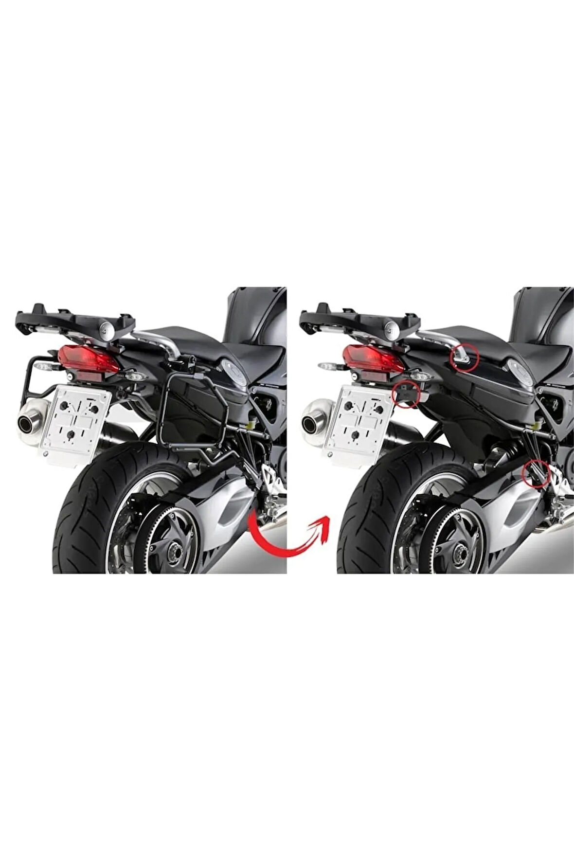Plr5109 Bmw F 800gt 13-17 Uyumlu Yan Çanta Tasıyıcı