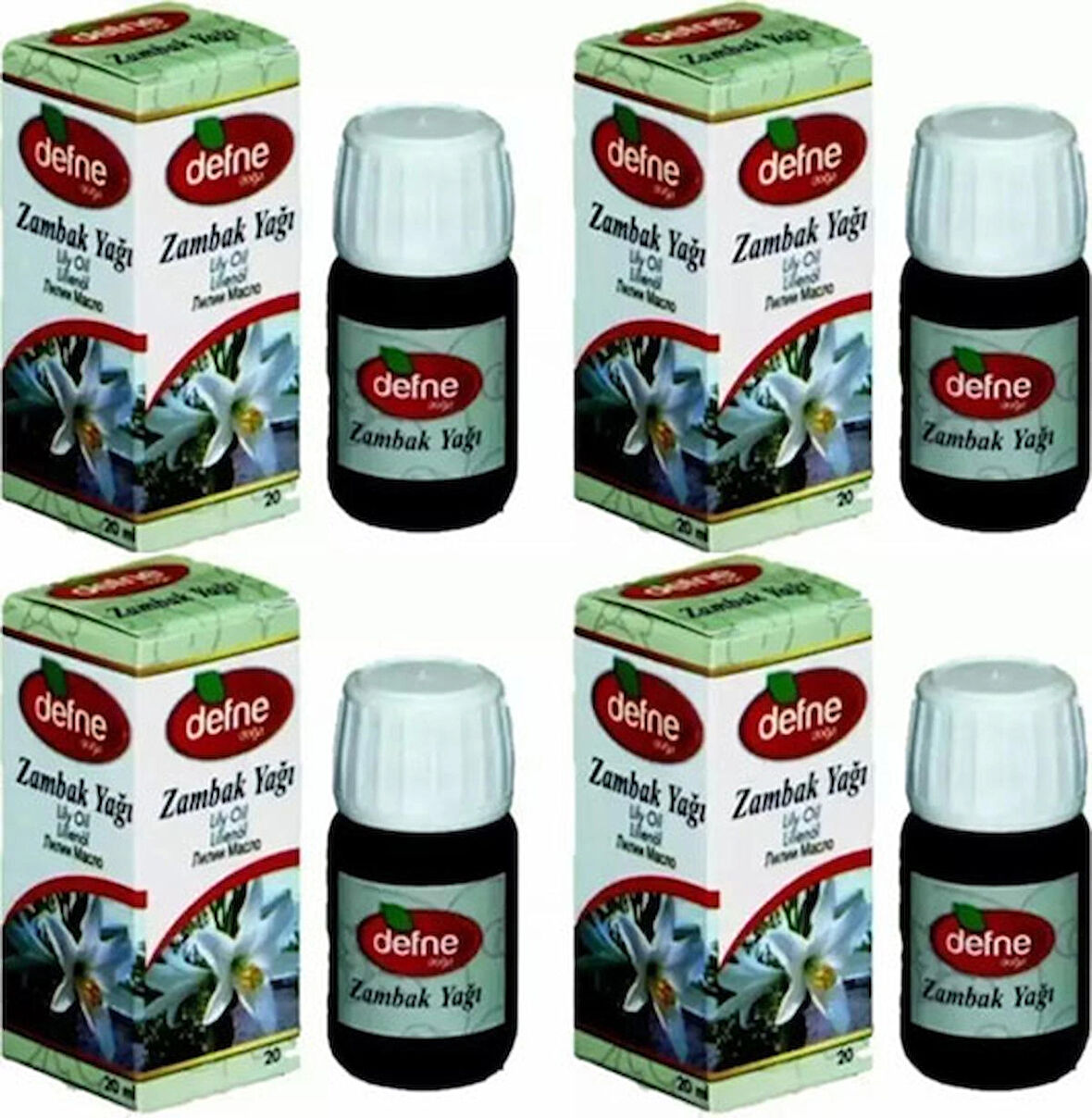 Zambak Yağı 20ML x 4 Adet