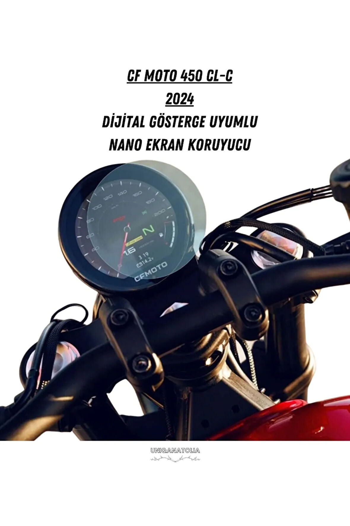 Cf Moto 450 Cl-C  2024 Dijital Gösterge Uyumlu Nano Ekran Koruyucu