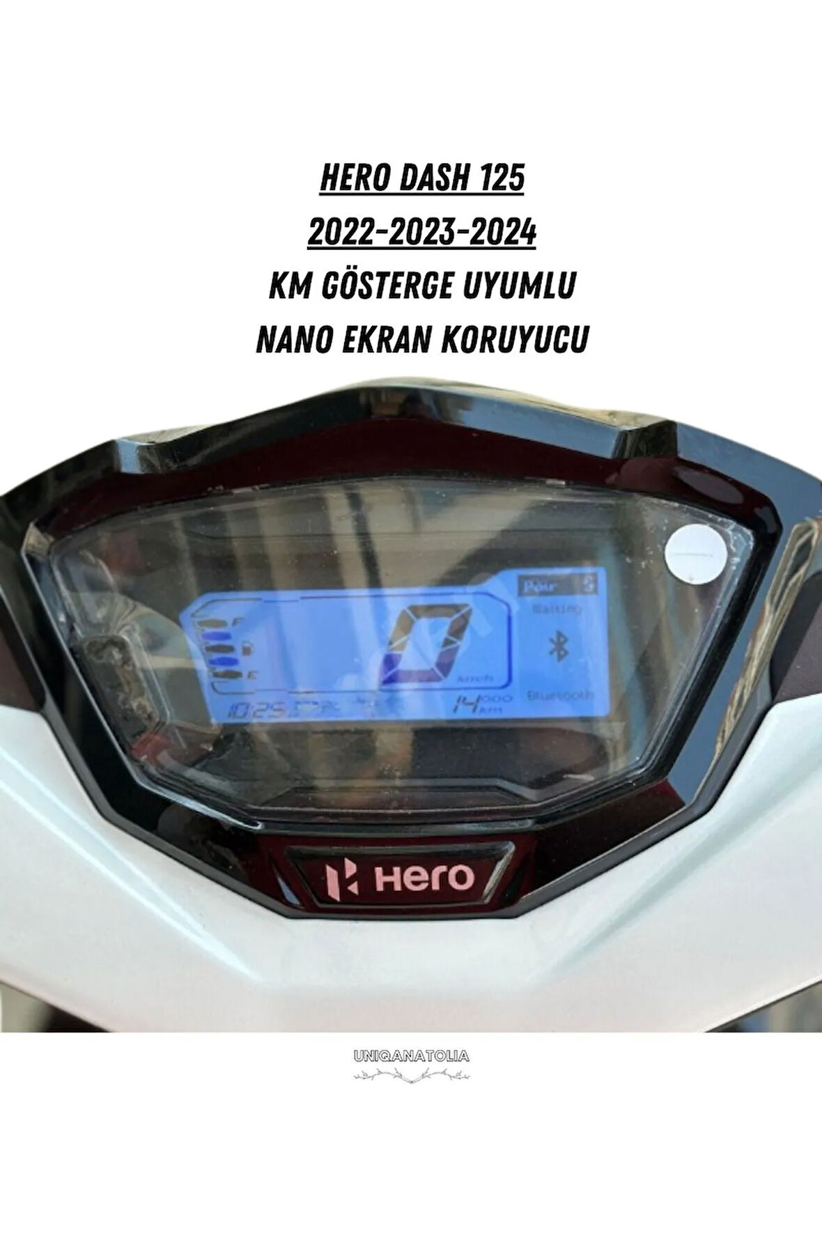 HERO Dash 125 2022 2023 2024 Km Gösterge Uyumlu Nano Ekran Koruyucu