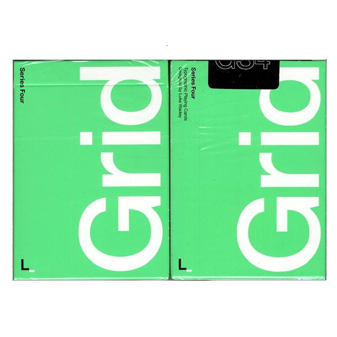 Cartamundi Grid Series Four Typographic Oyun Kağıdı iskambil Kartları