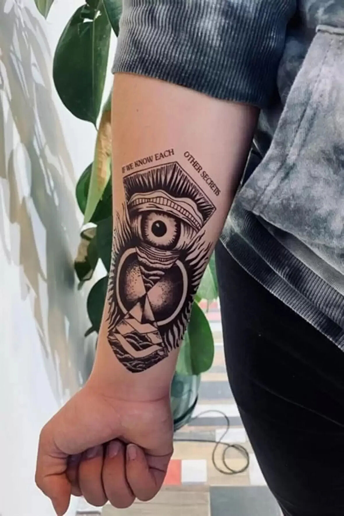 Caş Dekorasyon Göz Figürlü GeçiciDövme Tattoo