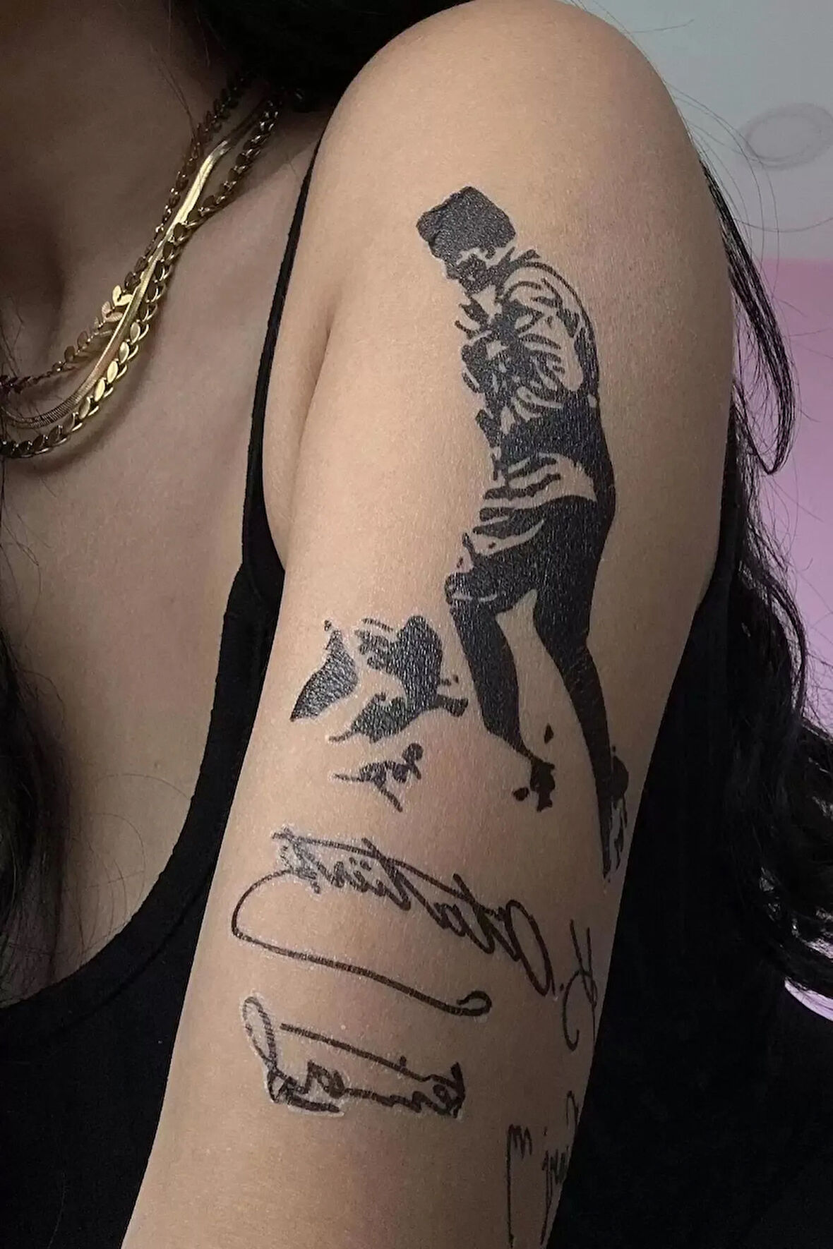 Caş Dekorasyon Atatürk İmzası Geçici Dövme Tattoo