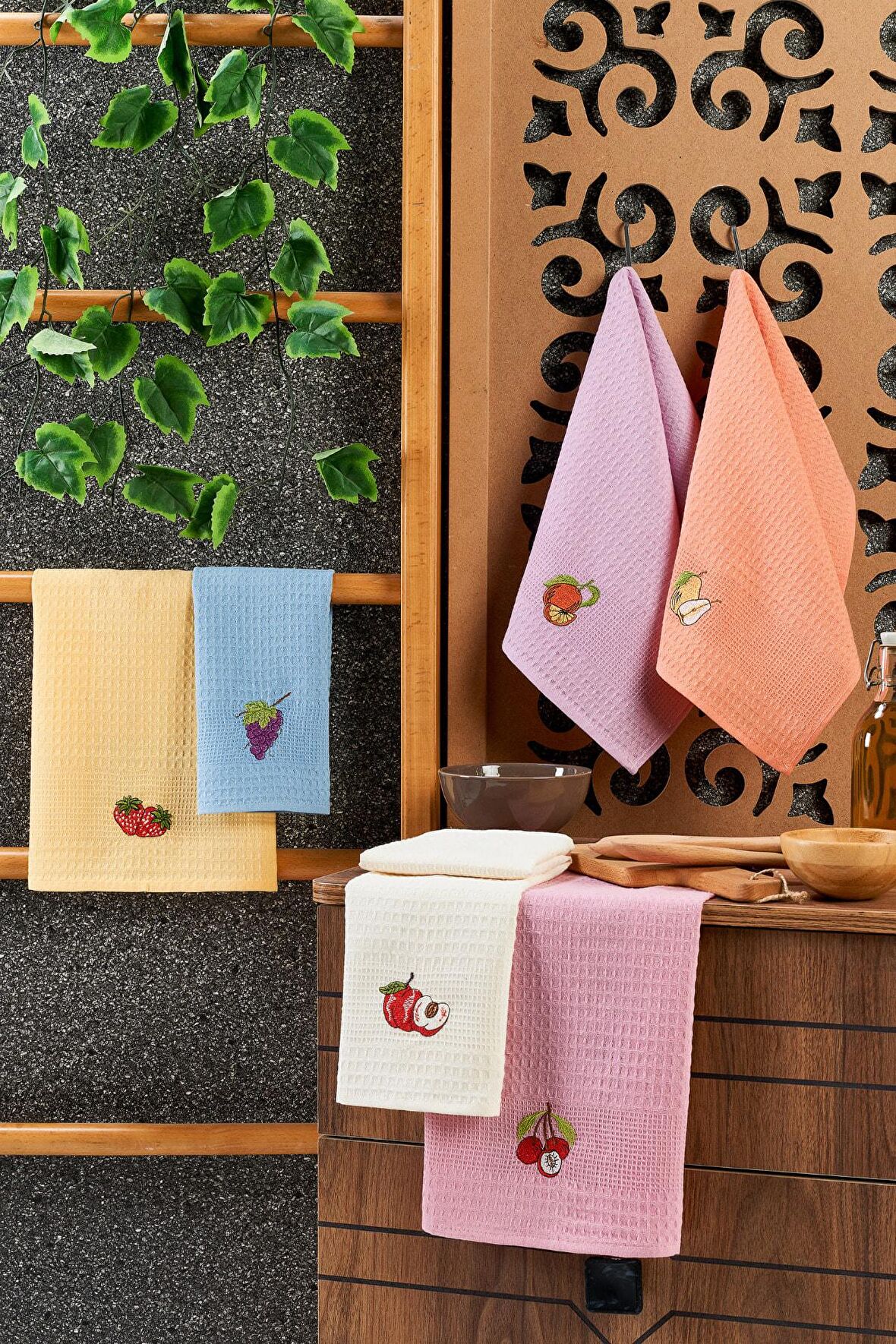 6'lı Mutfak Havlusu Fruit Seti 40x60