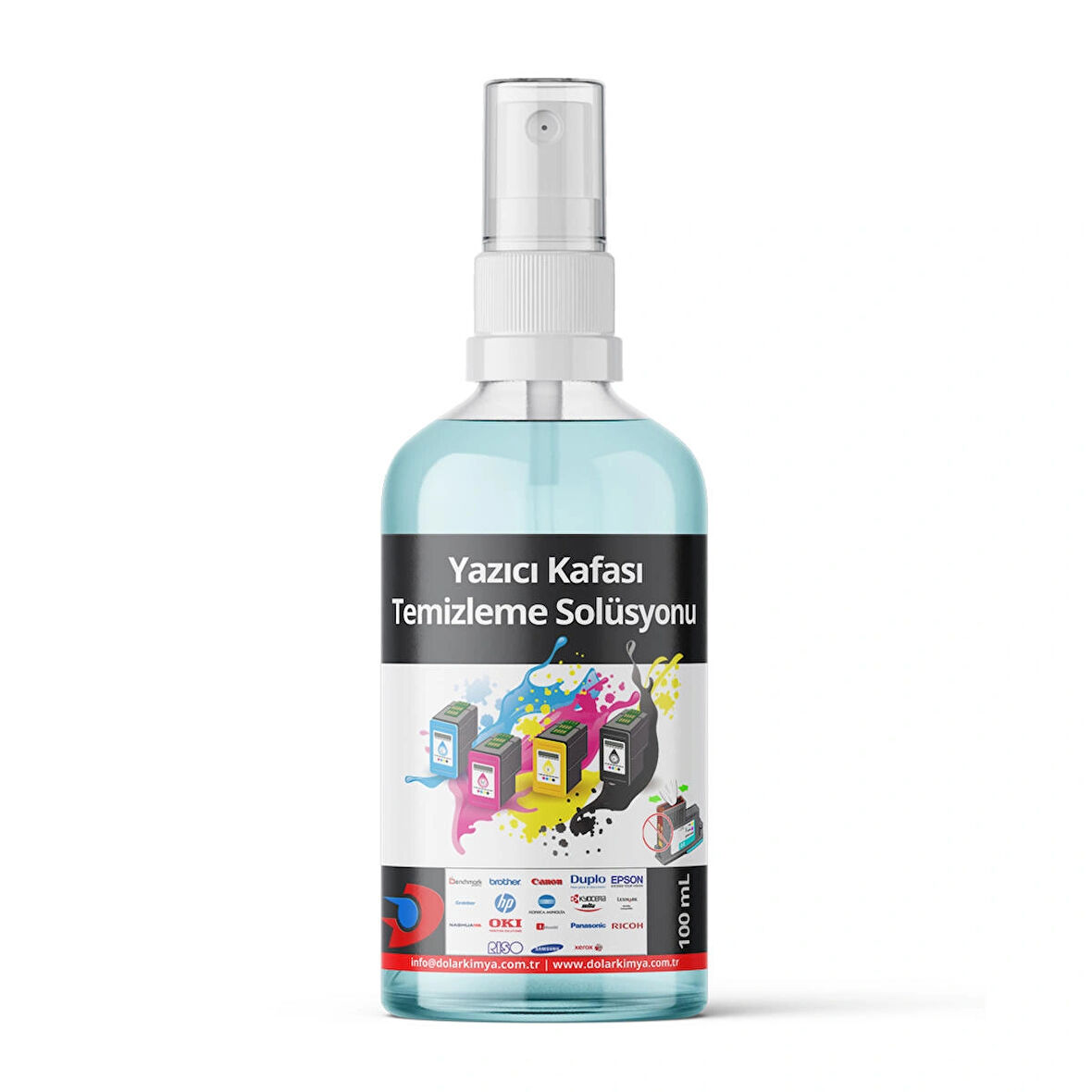 Yazıcı Kafası Temizleme Solüsyonu (Printer Head Cleaner,izopropil alkol) | 100 mL