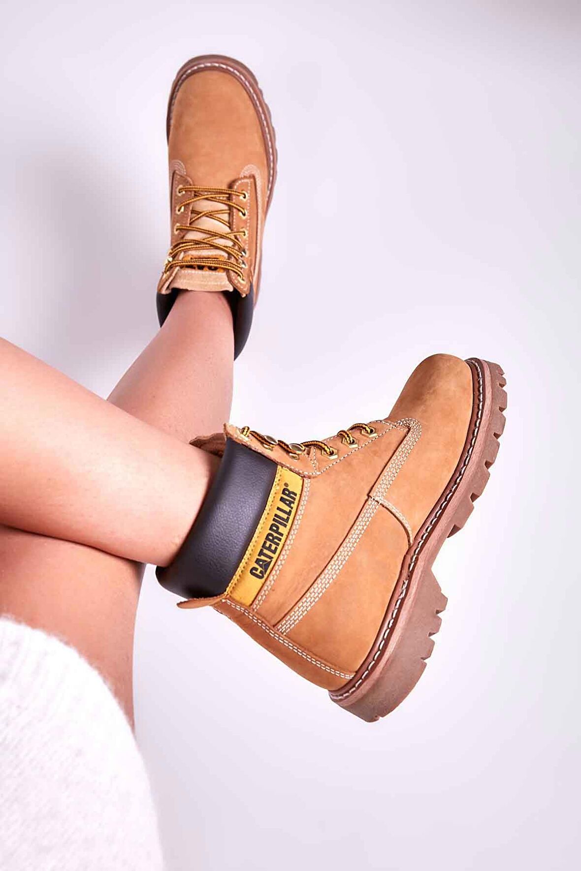 Caterpillar Honey Nubuk Hakiki Deri Kadın Bot & Bootie CAT0111000101