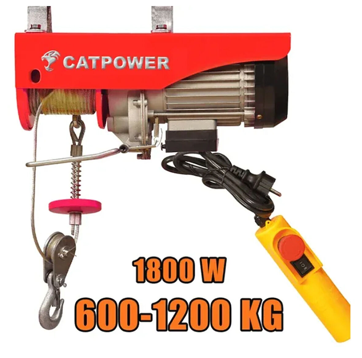 Catpower 7751 Elektrikli Vinç 600-1200 Kg 1800W