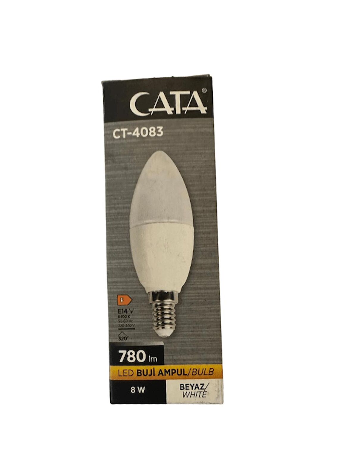 Cata CT-4083 8W 6400K Beyaz Led Buji Ampul E14 Duylu
