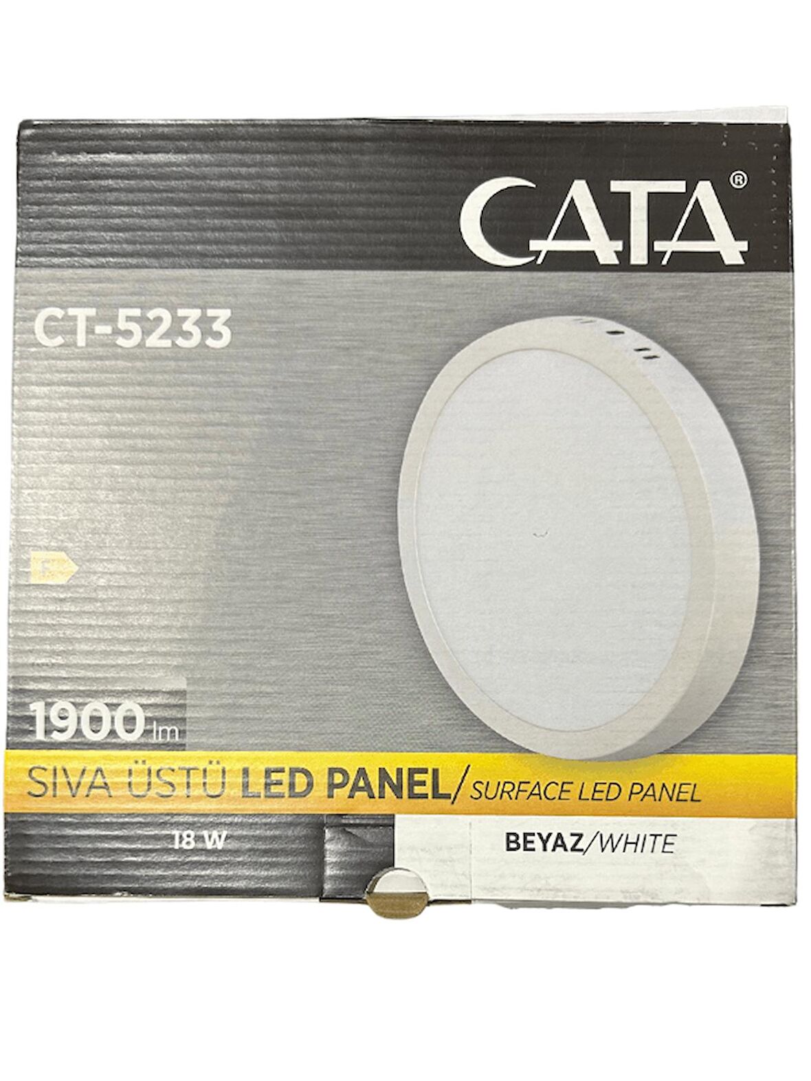 Cata CT-5233 18W 6400K (Beyaz Işık) Sıva Üstü Led Panel (2 Adet)