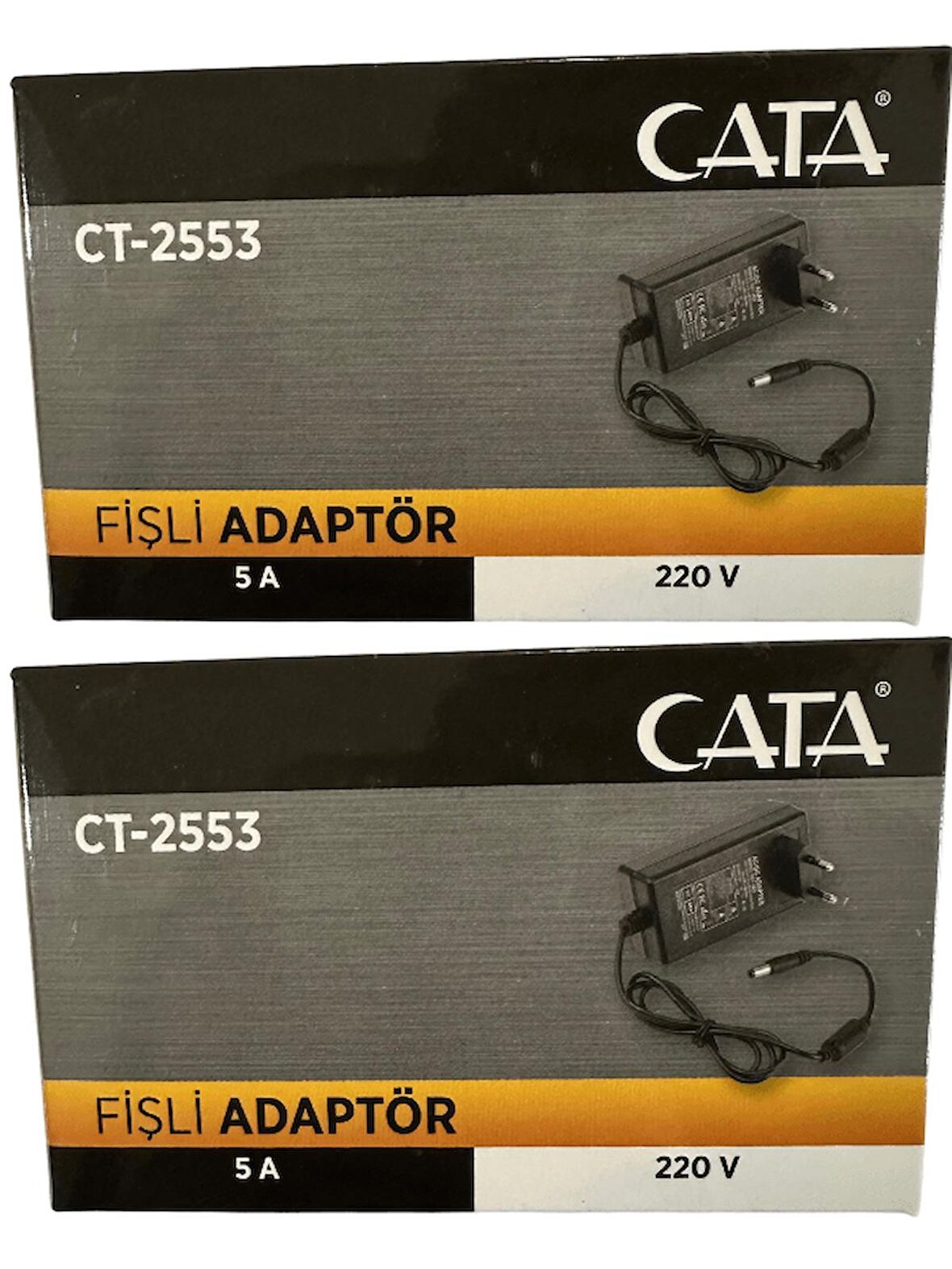 Cata CT-2553 5 Amper 220V Fişli Adaptör (2 Adet)