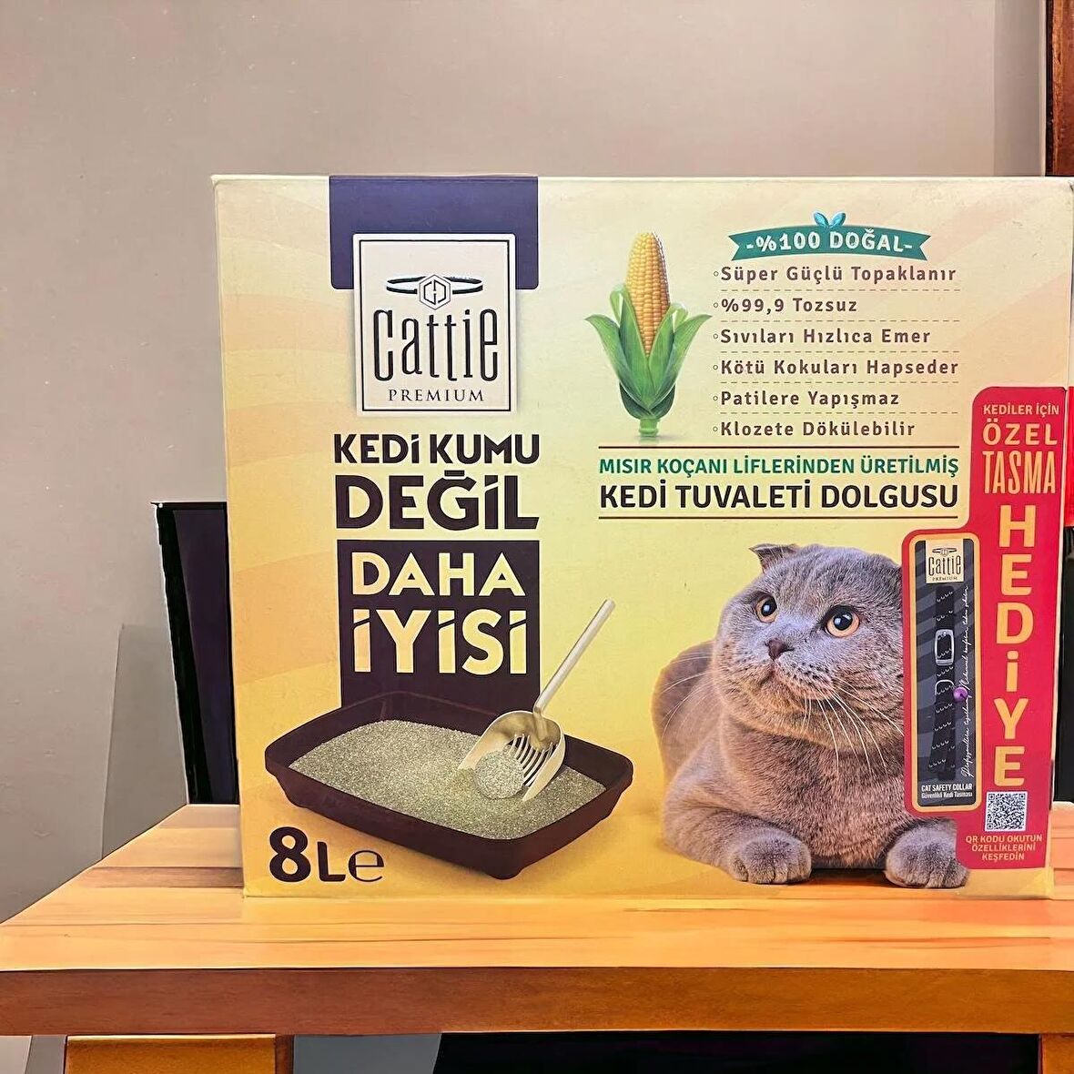 CATTİE KEDİ TUVALETİ DOLGUSU 8 LT