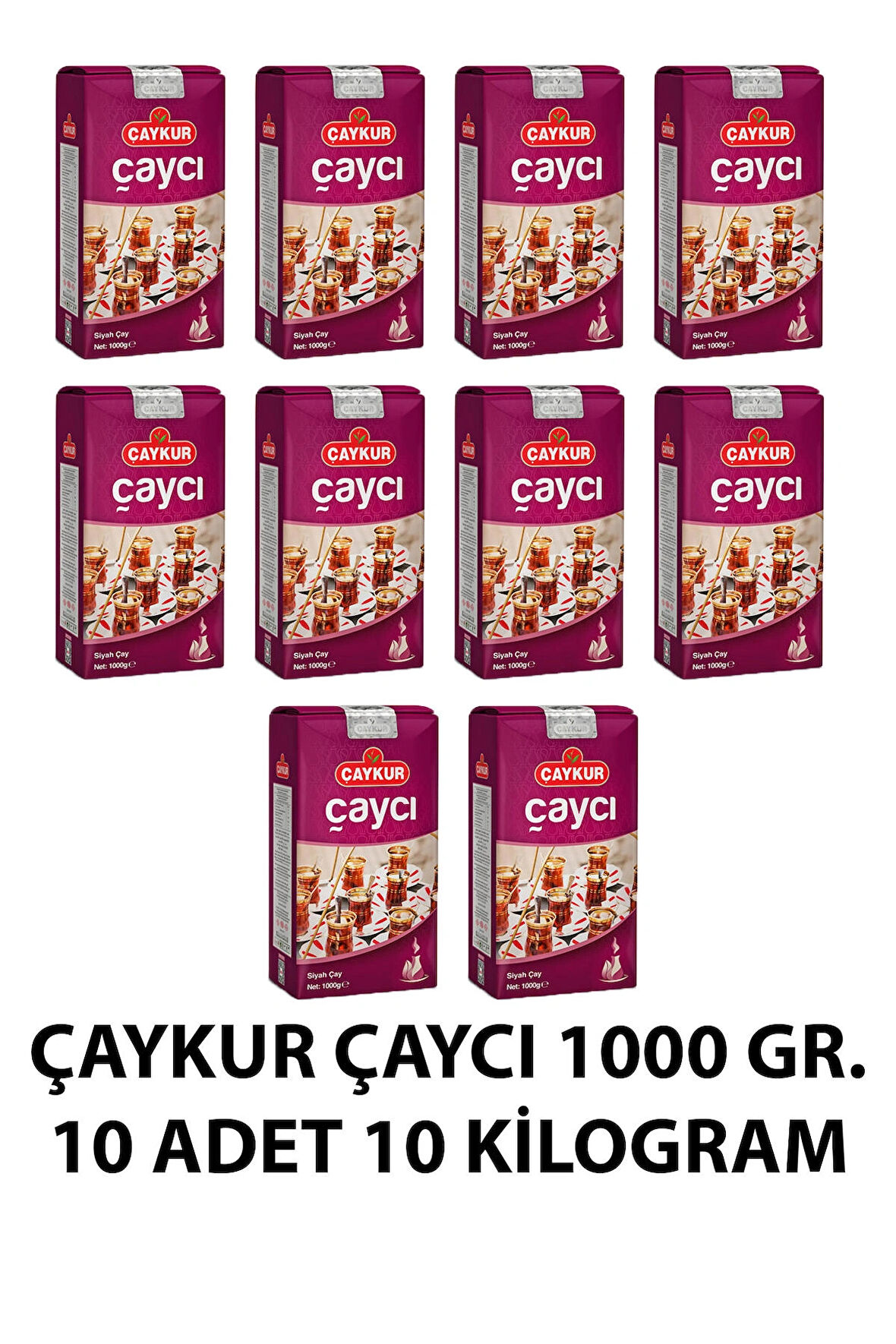 ÇAYKUR ÇAYCI 1000 GR. 10 ADET 10 KİLOGRAM