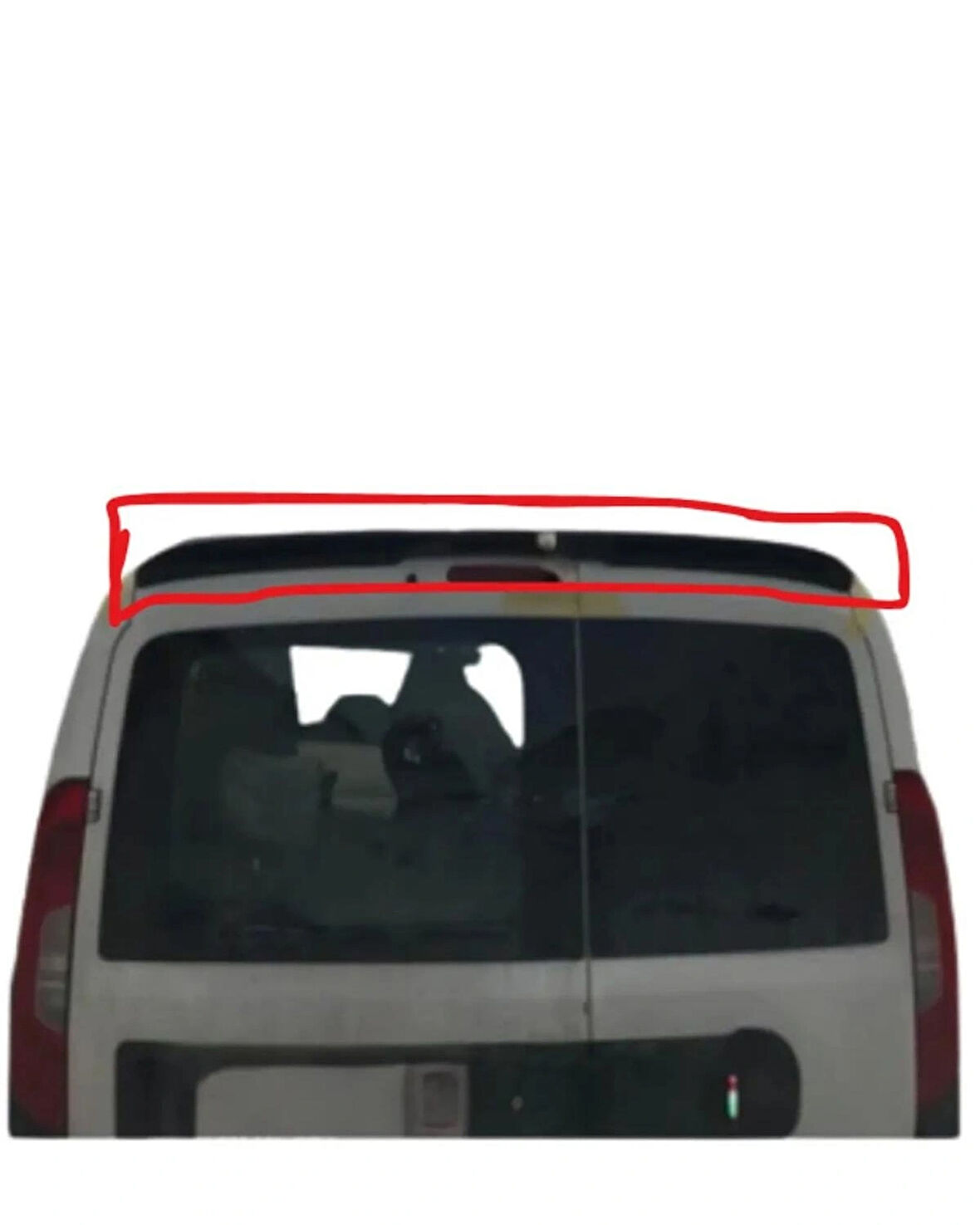  FİAT DOBLO 3-4 2011-2020 ÇİFT KAPI SPOİLER (( BEYAZ BOYALI ))